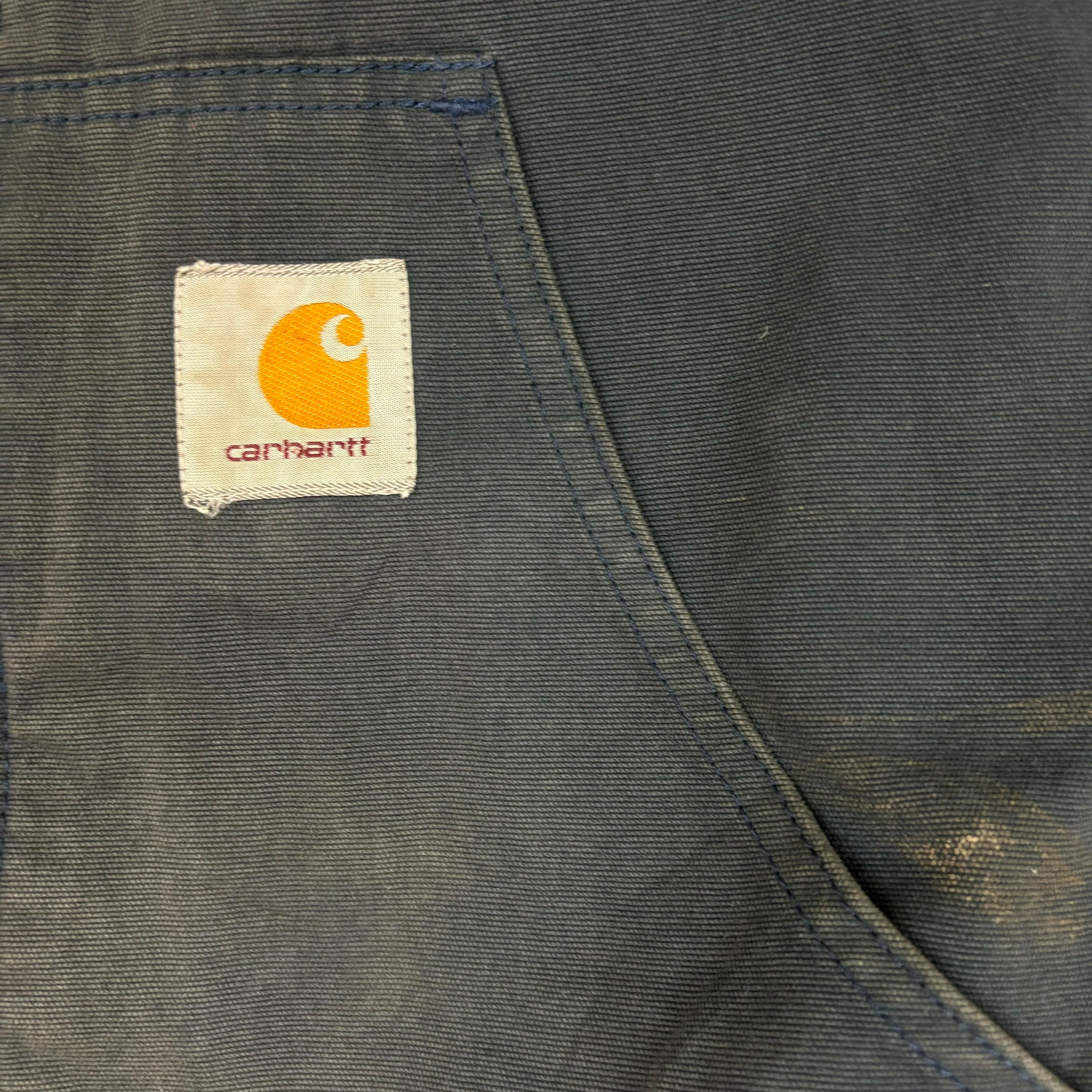 Vintage Carhartt Hooded Jacket Navy