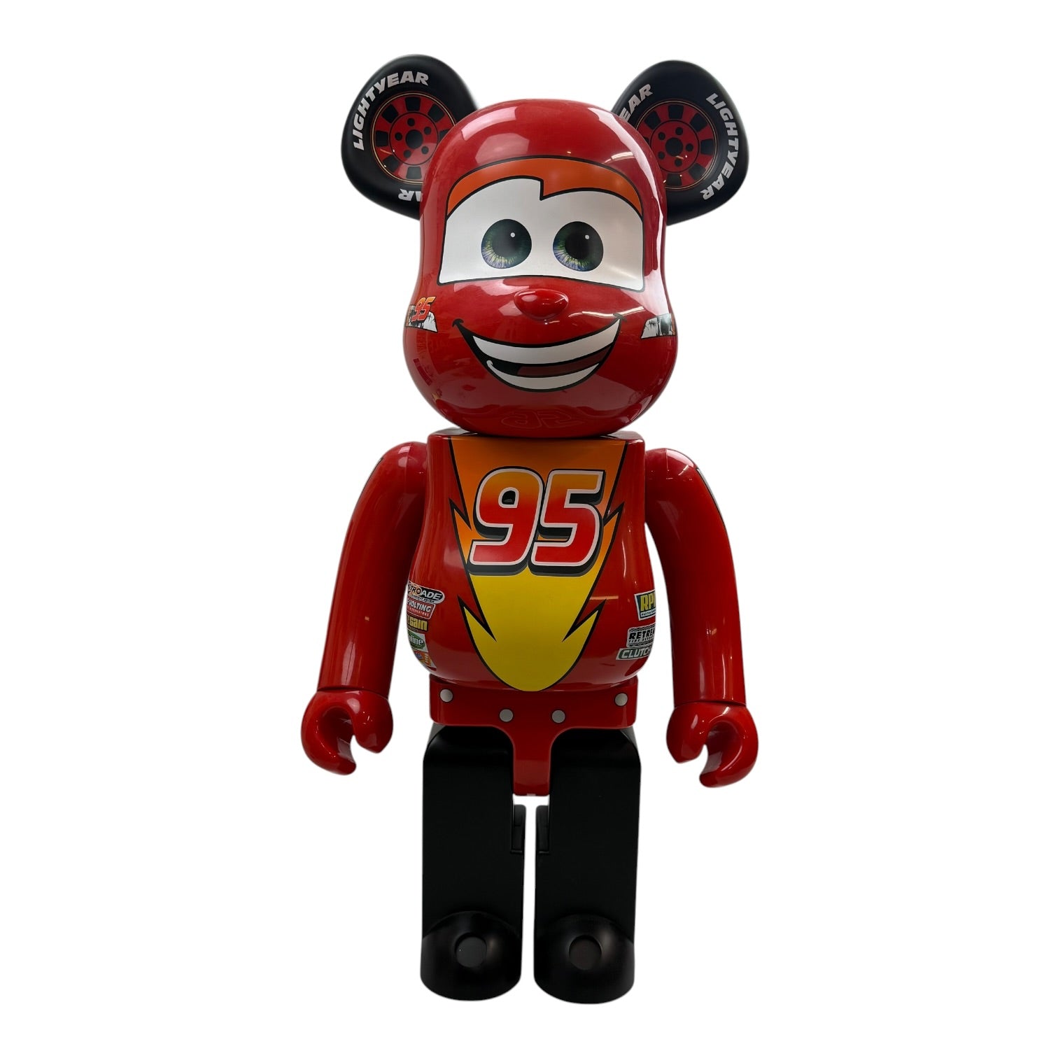 Bearbrick x Disney Pixar Lightning McQueen 1000%