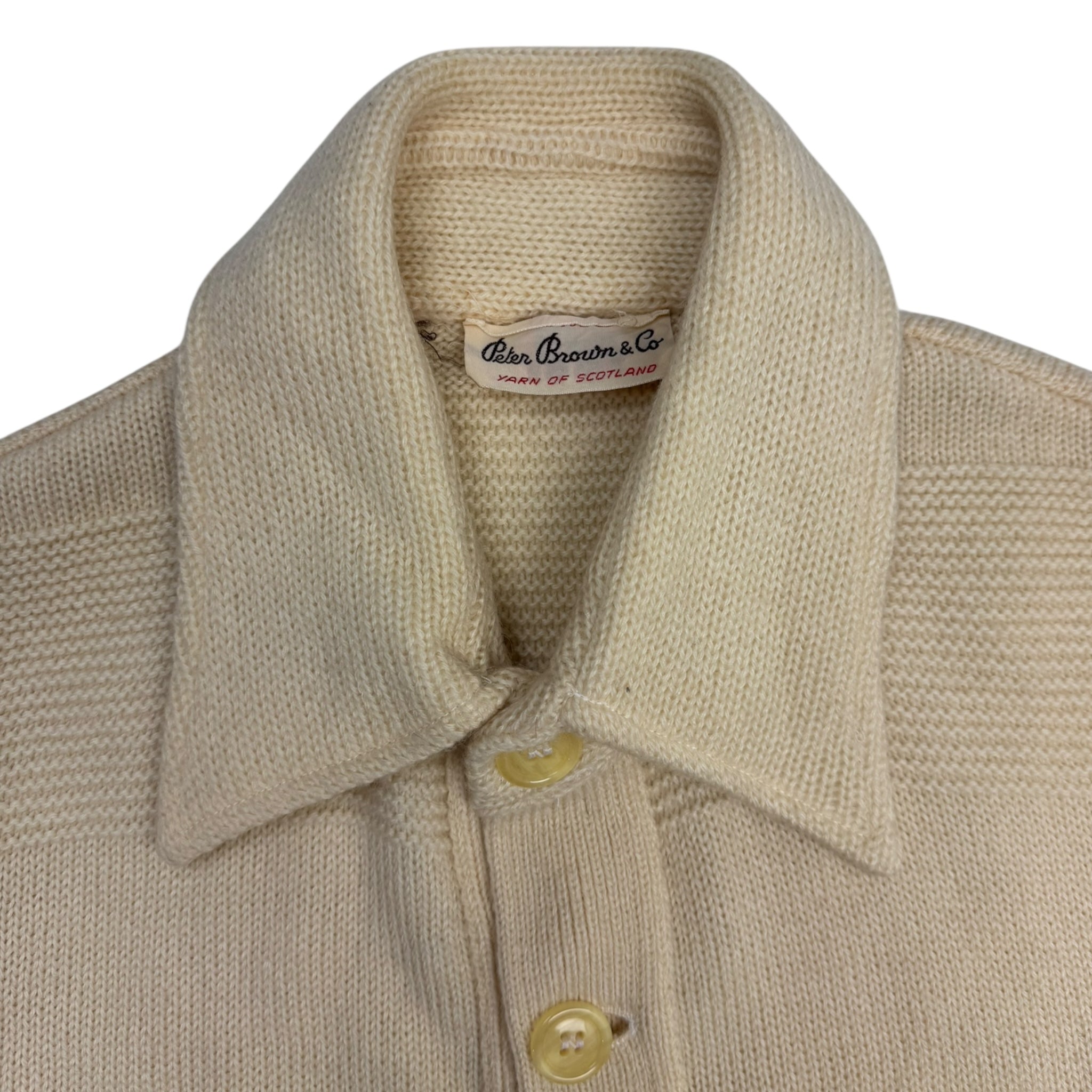 True Vintage “Yarn Of Scotland” Collared Knit Longsleeve