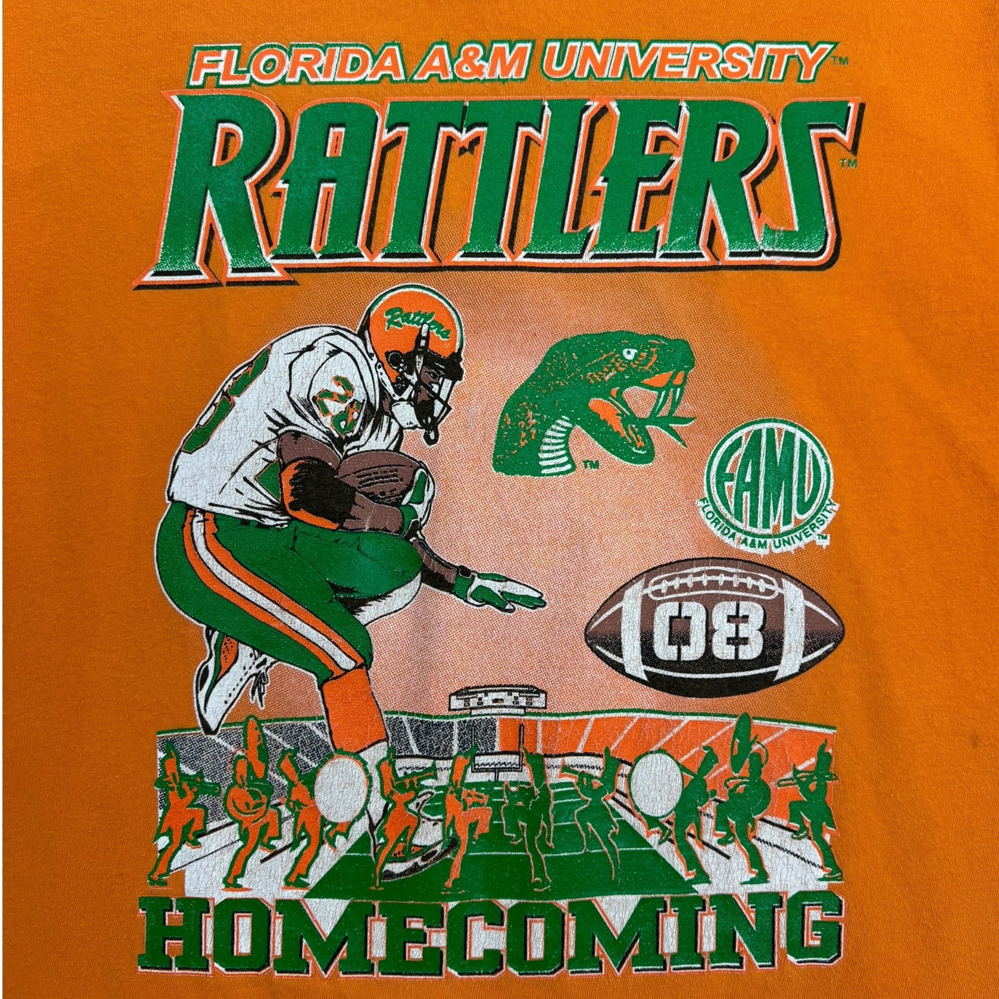 Vintage Florida A&M University Rattlers Homecoming T-Shirt