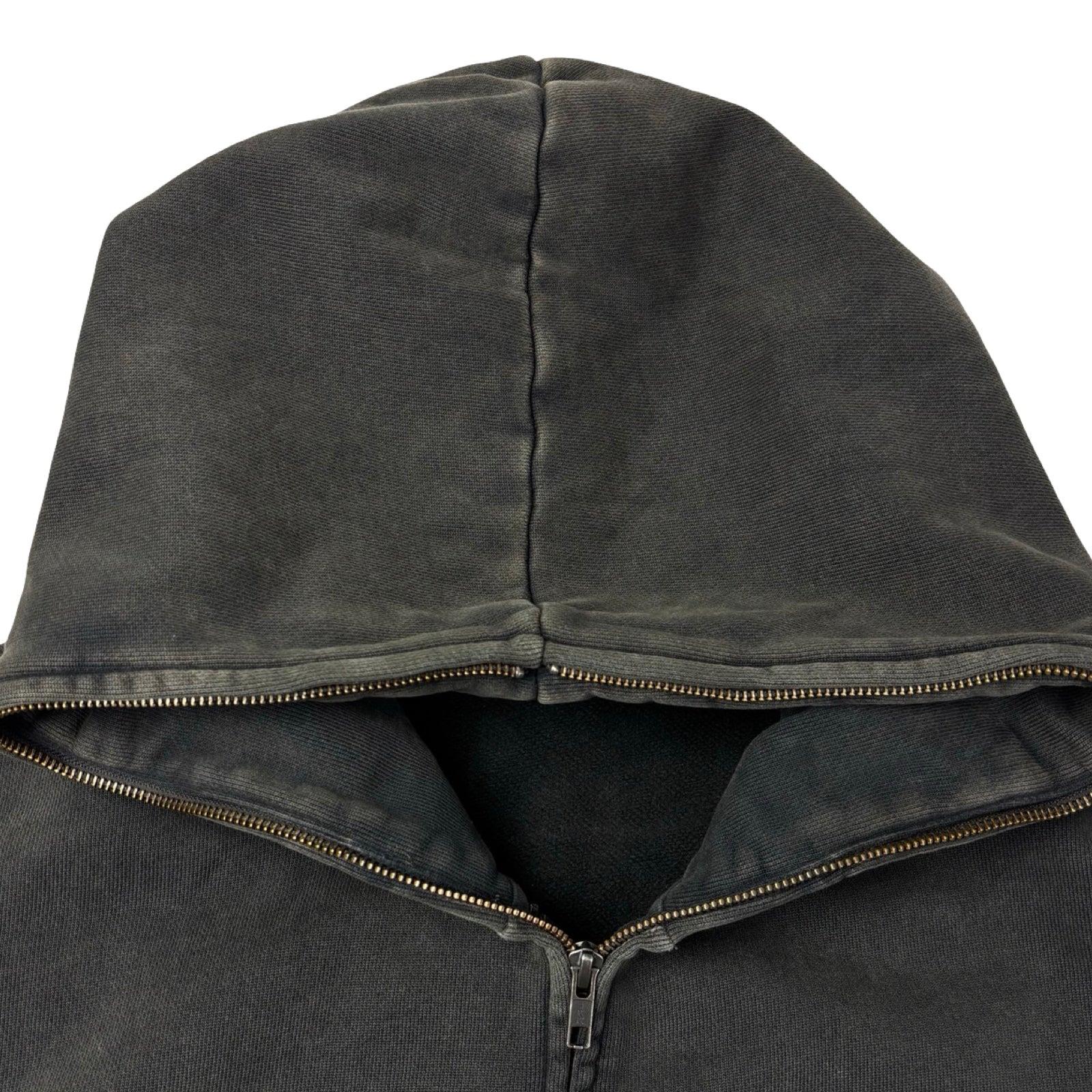 Entire Studios Full Zip Hoodie Washed Black