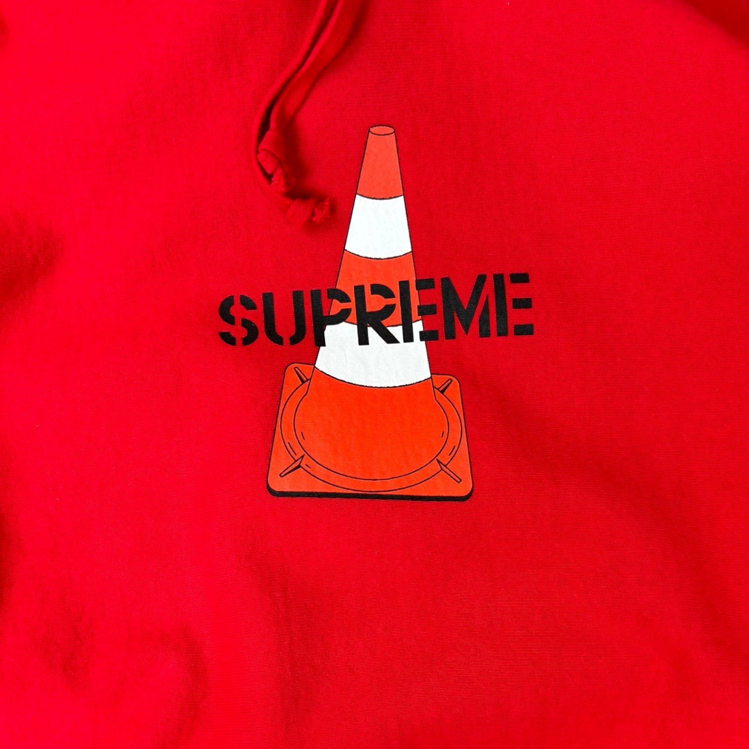 Supreme Cone Hoodie Red