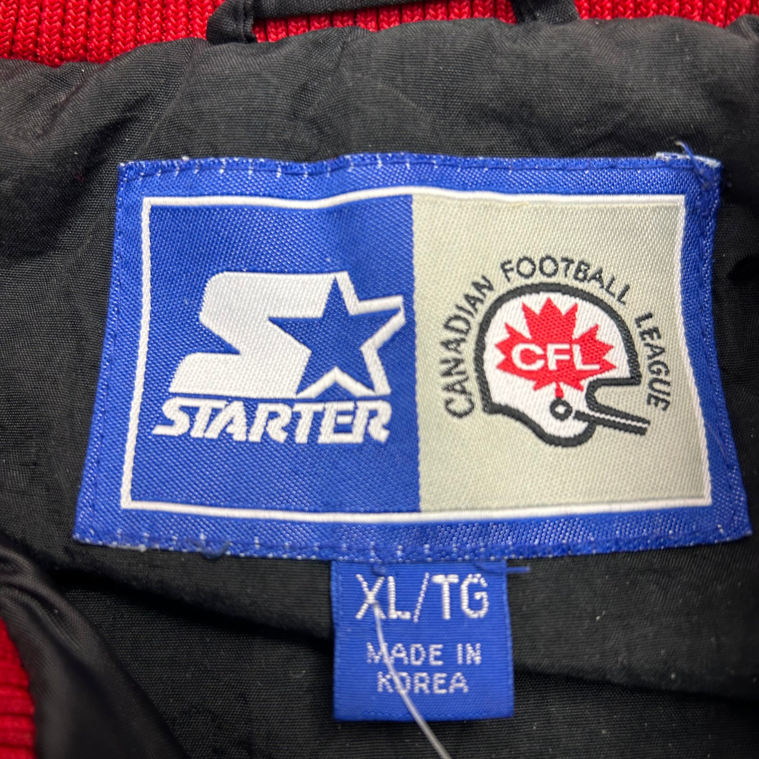 Vintage Calgary Stampeders Starter 1/4 Zip Jacket