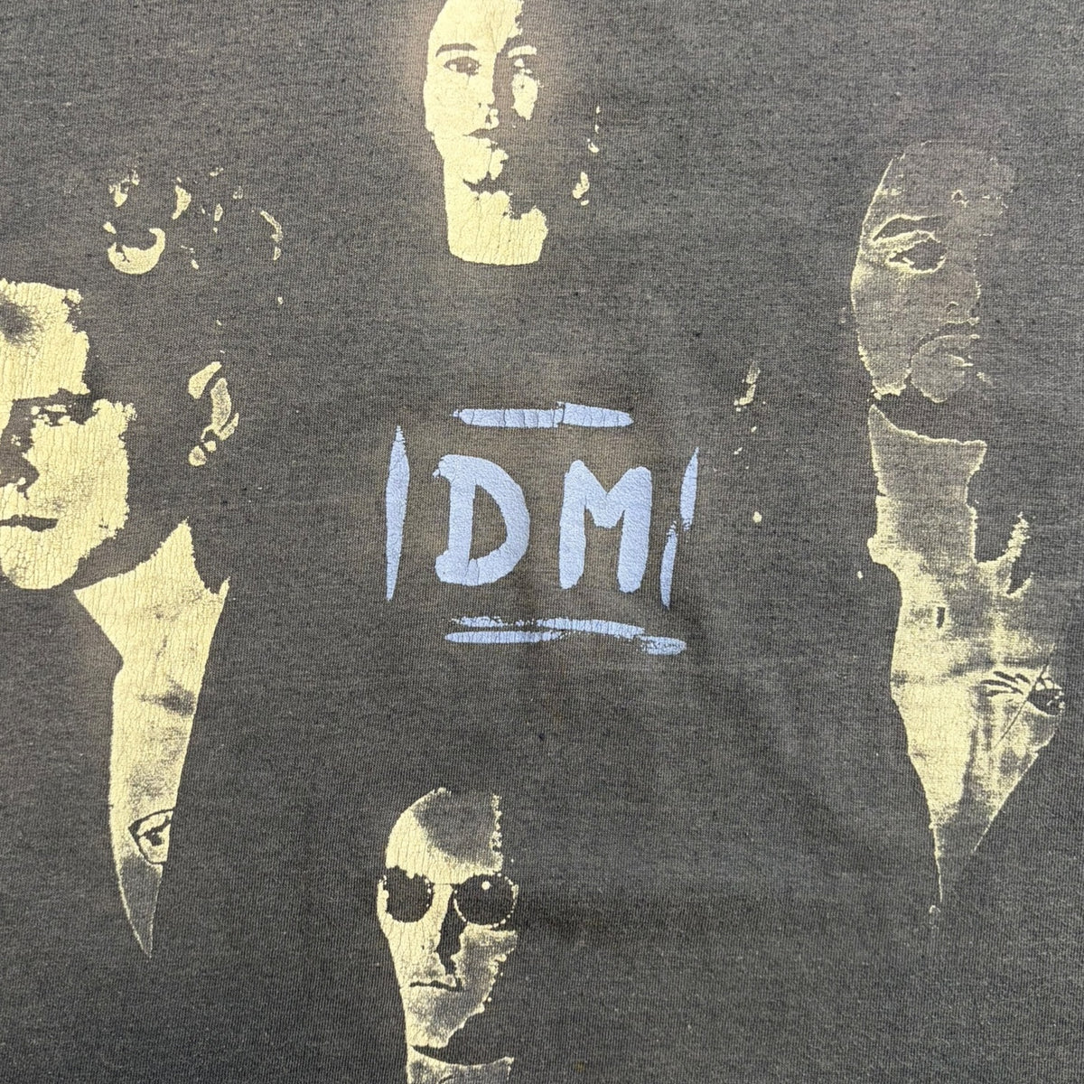 Vintage 1993 Depeche Mode Devotional Tour T-Shirt Faded Black