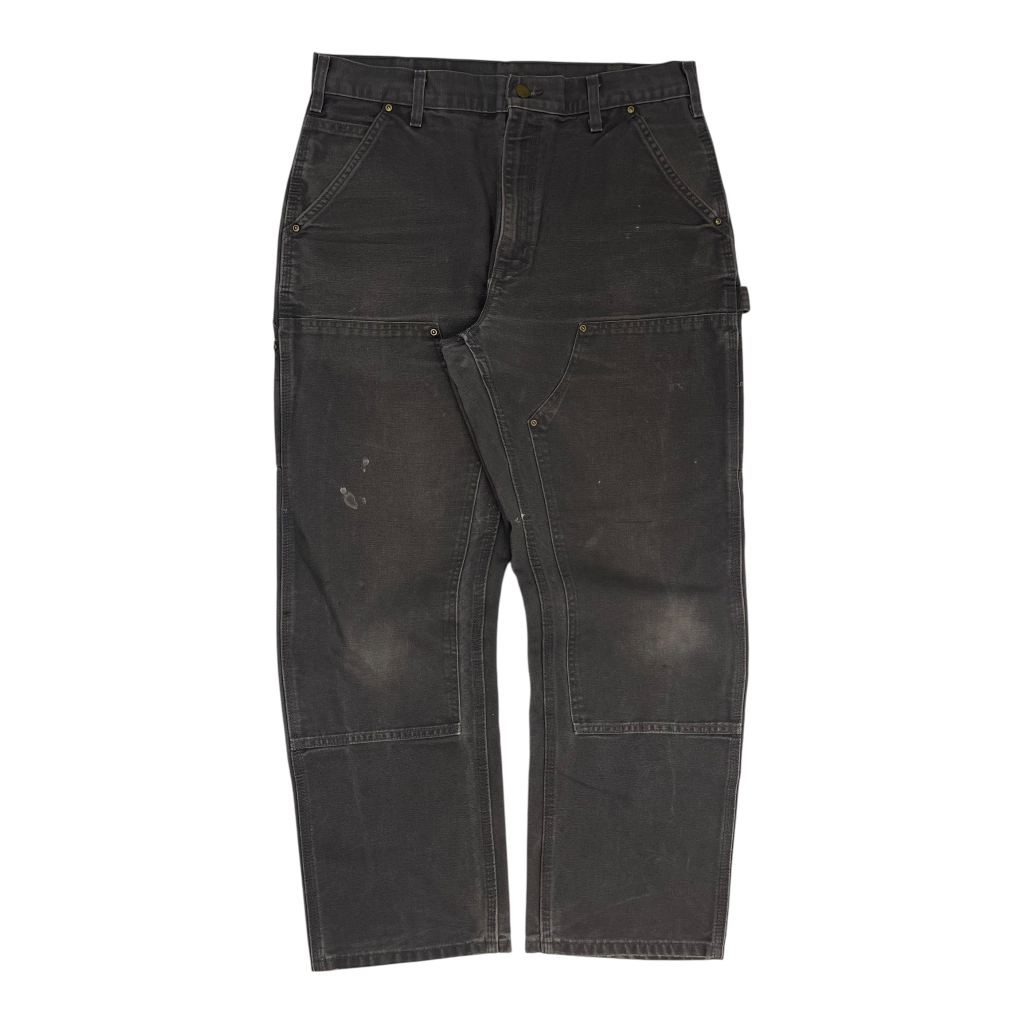 Vintage Carhartt Double Knee Dungarees Grey