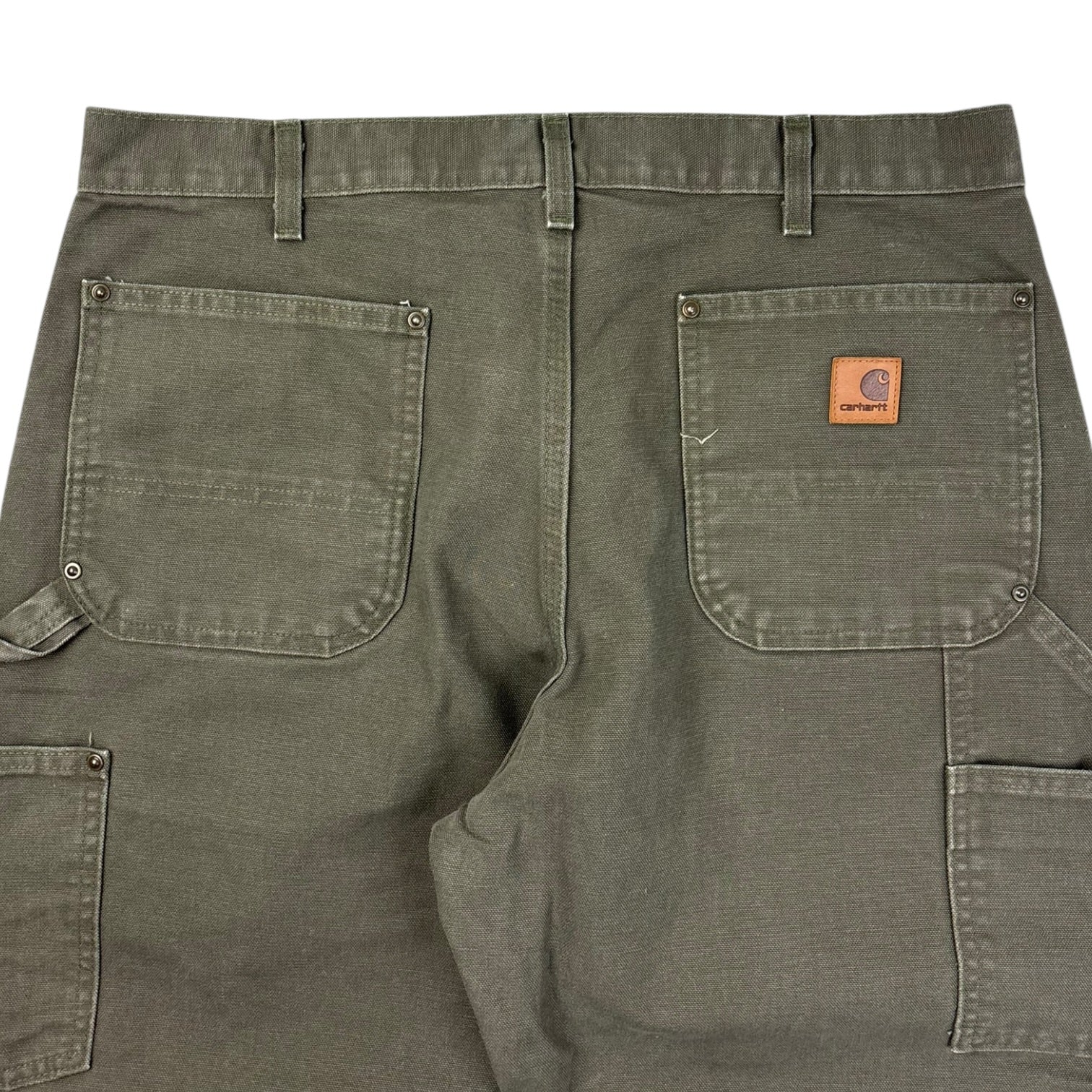 Carhartt Double Knee Work Pants Olive Green