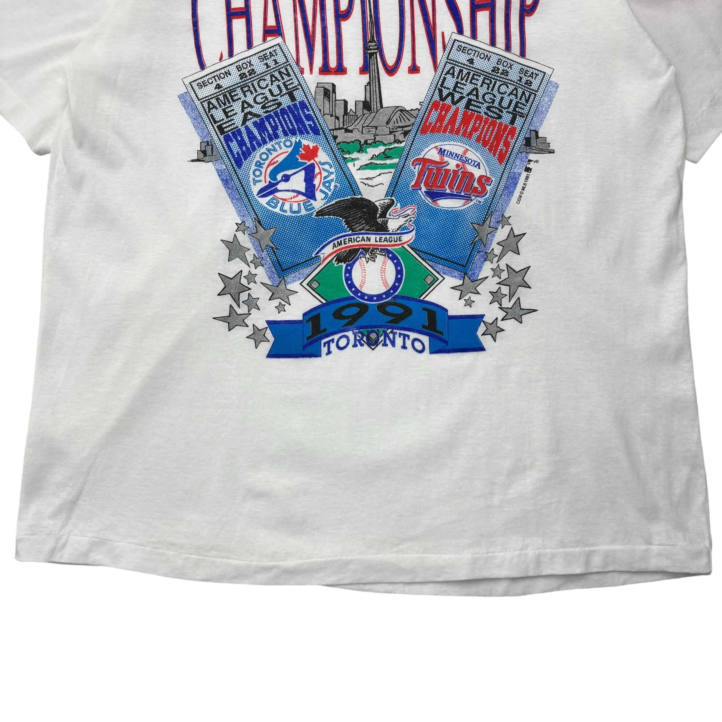 1991 Toronto Blue Jays American League Championship Tee