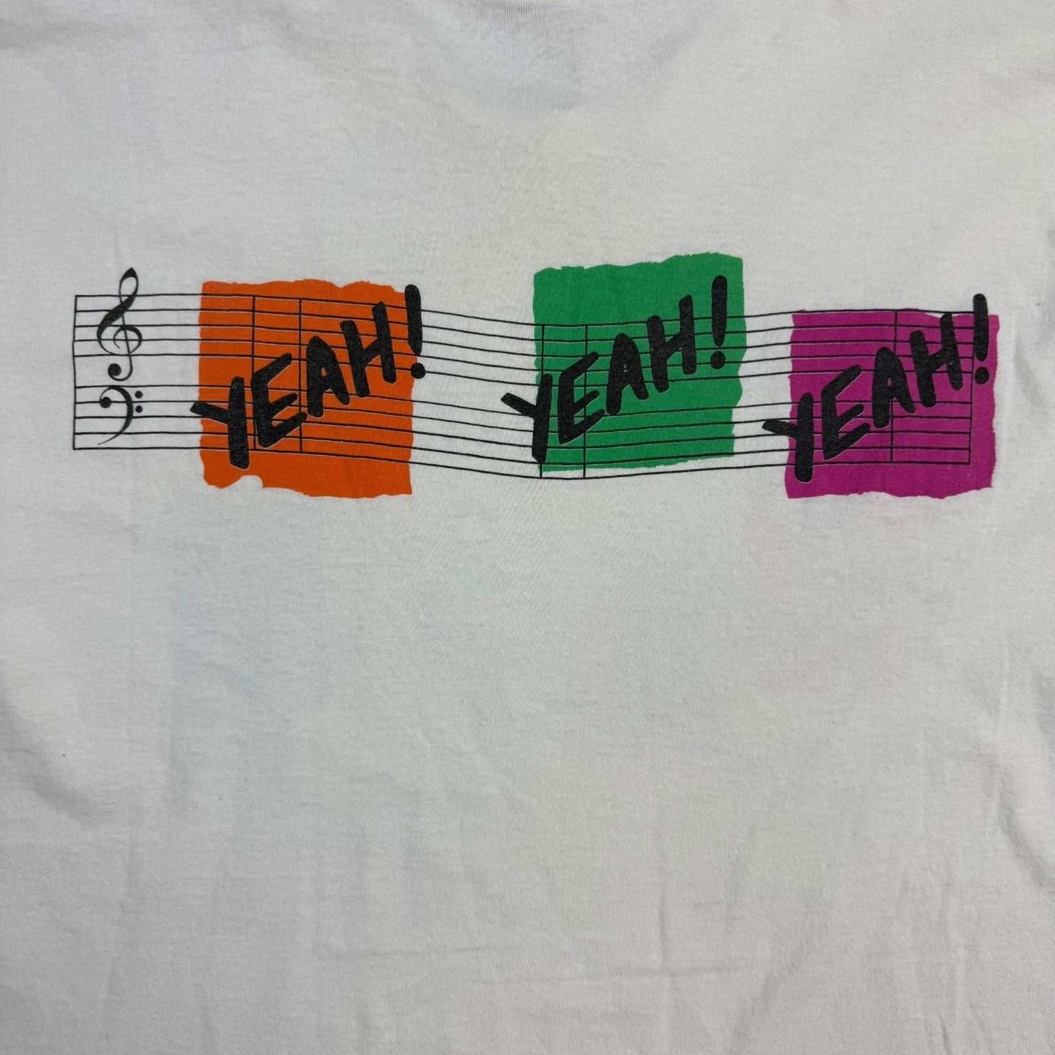 1991 The Beatles Yes! Yes! Yes! Tee White