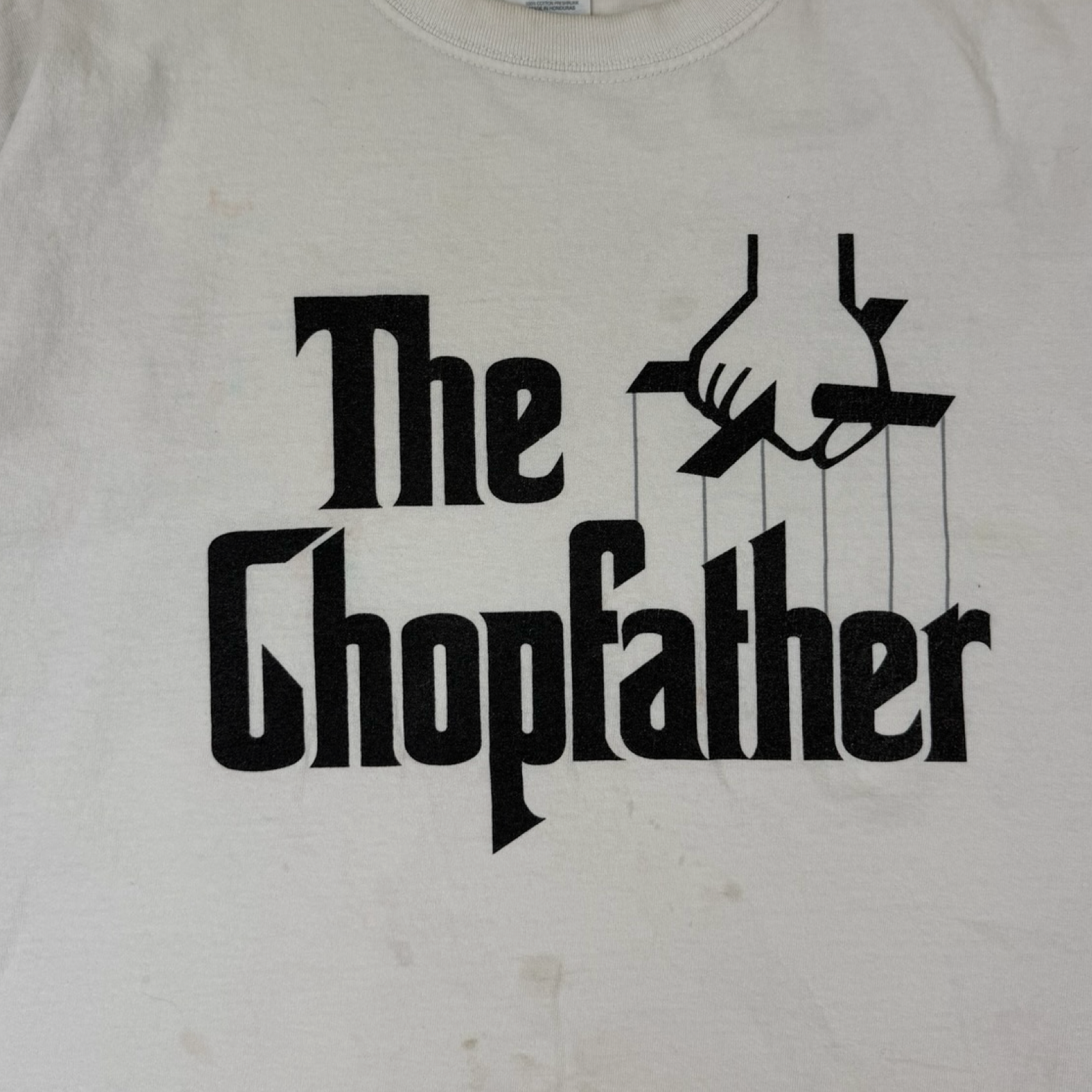 Vintage The Chopfather T-Shirt White
