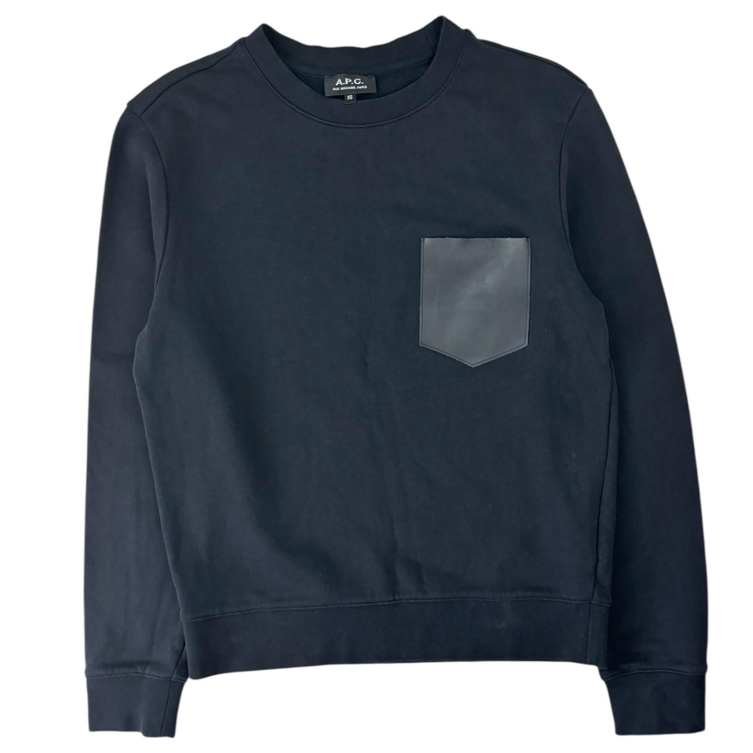 A.P.C. Pocket Crewneck Black