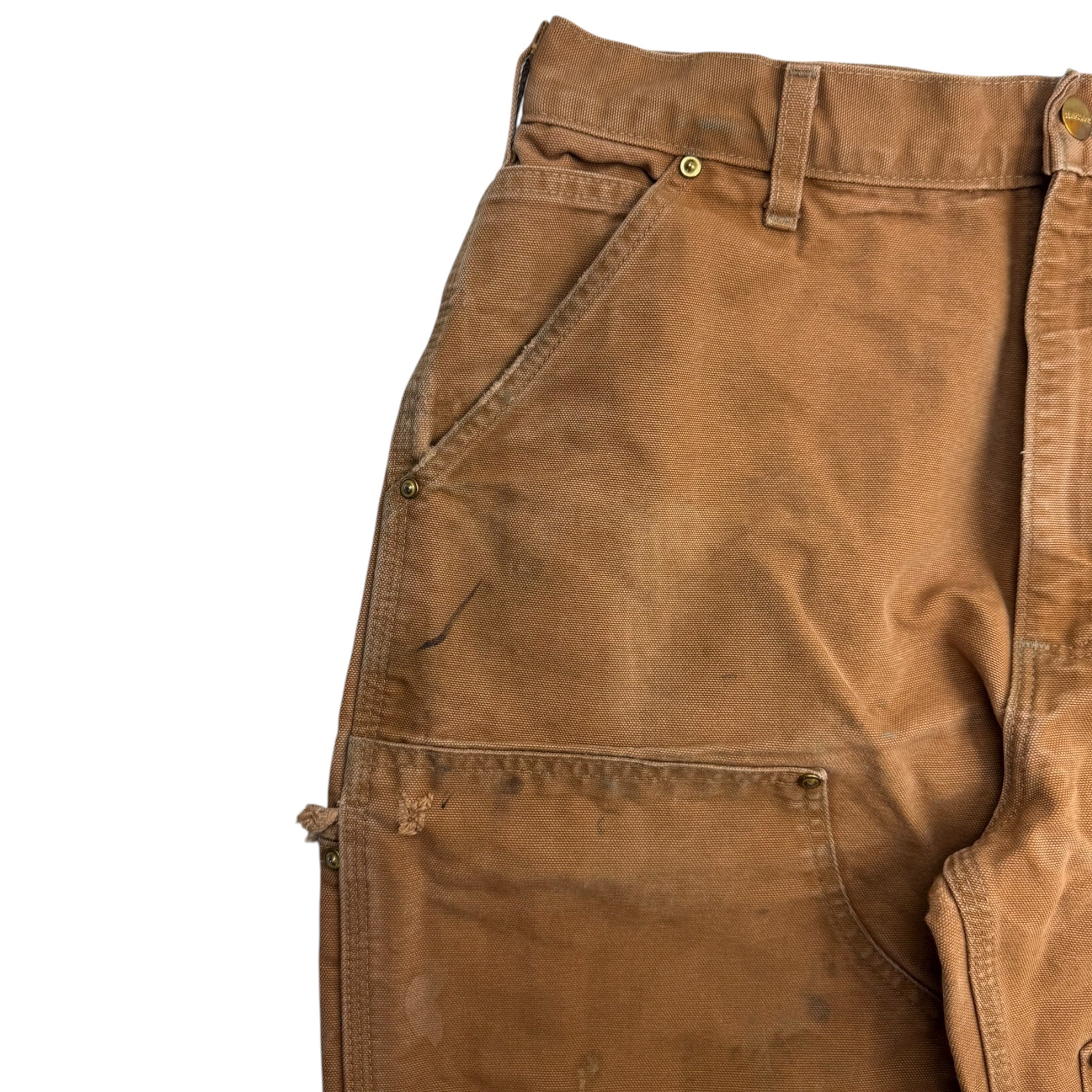 Vintage Carhartt Double Knee Bottoms Tan
