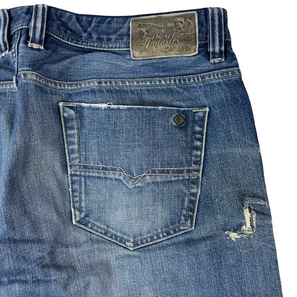 Vintage Diesel Viker Denim Bottoms Blue Wash