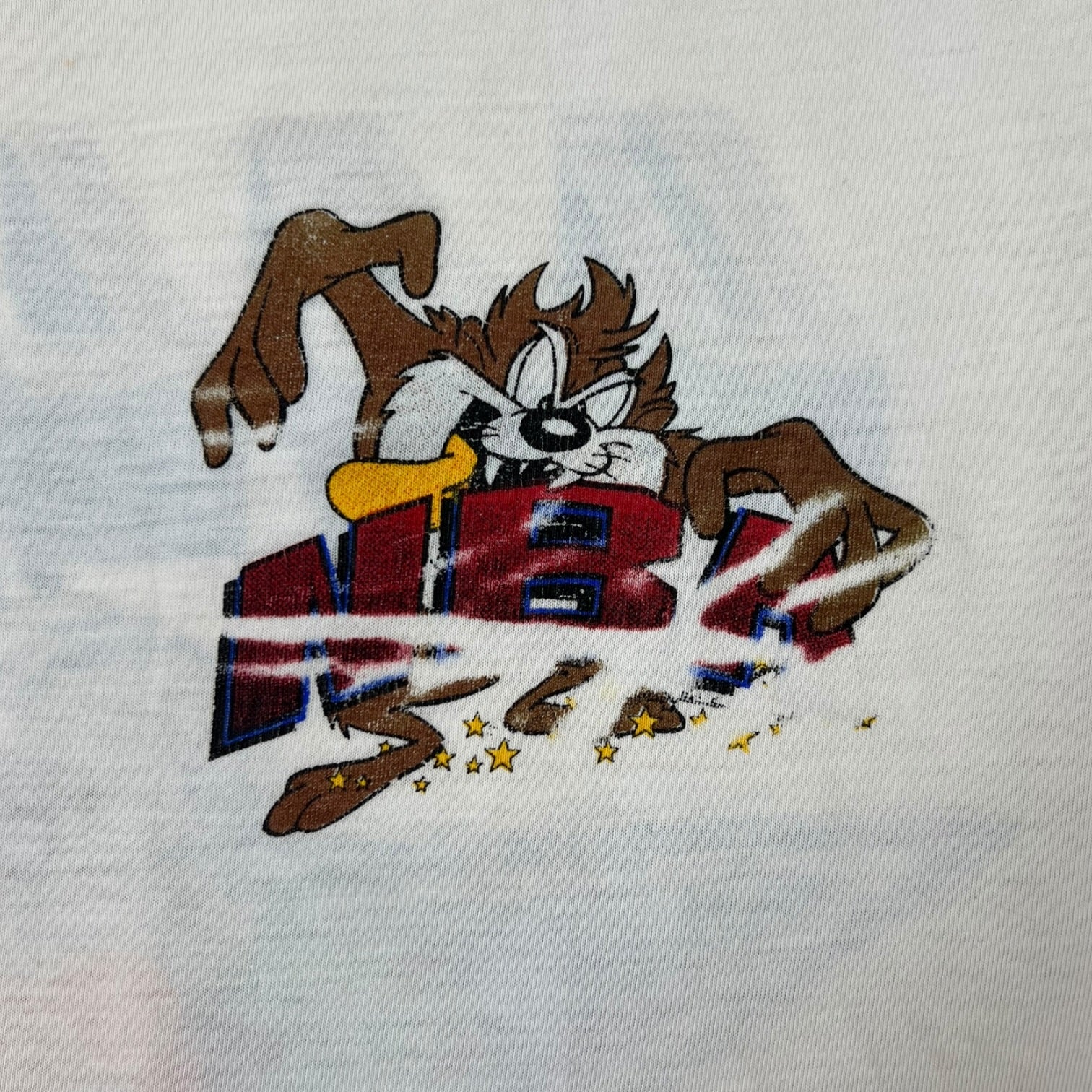 Vintage Looney Tunes Dallas Cowboys T-Shirt White