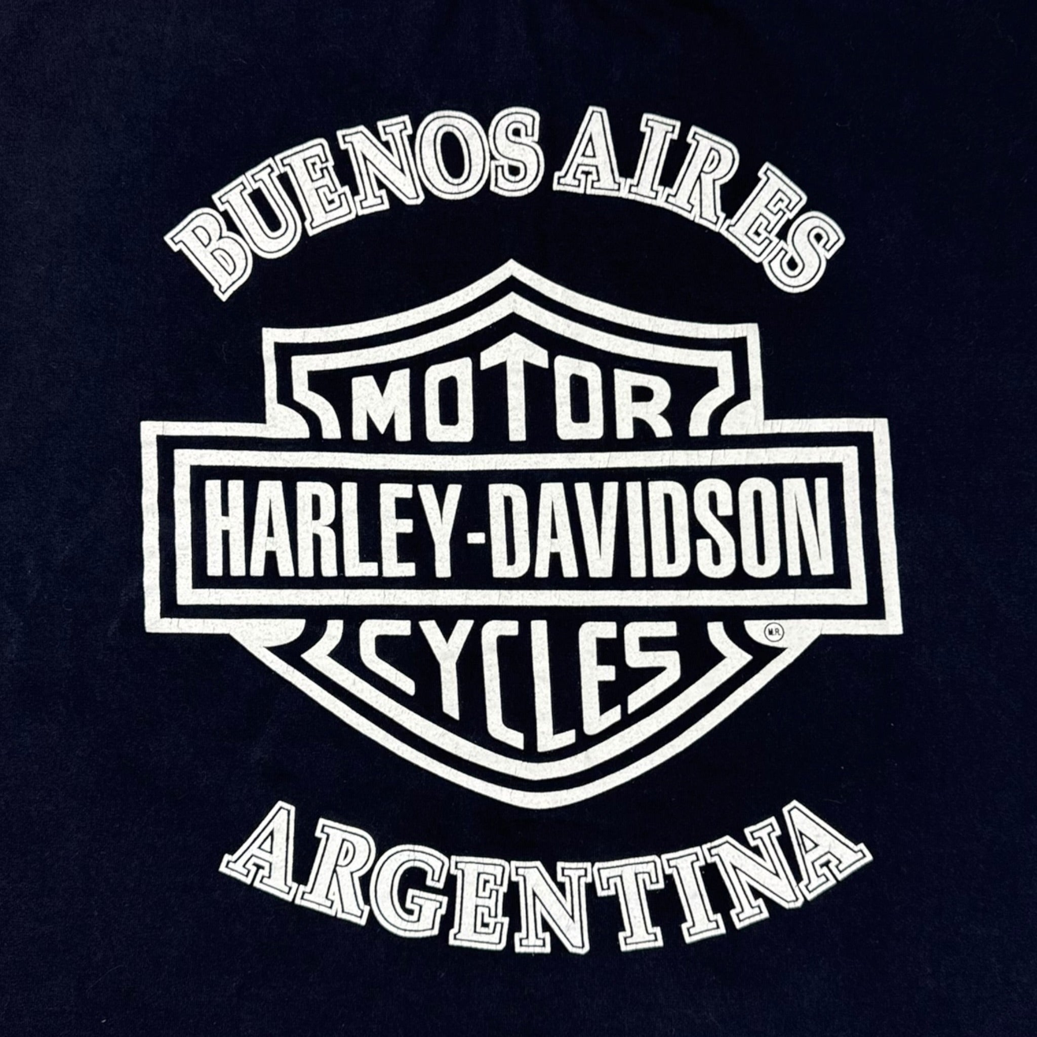 Vintage Harley Davidson Bike Wheel Argentina T-Shirt