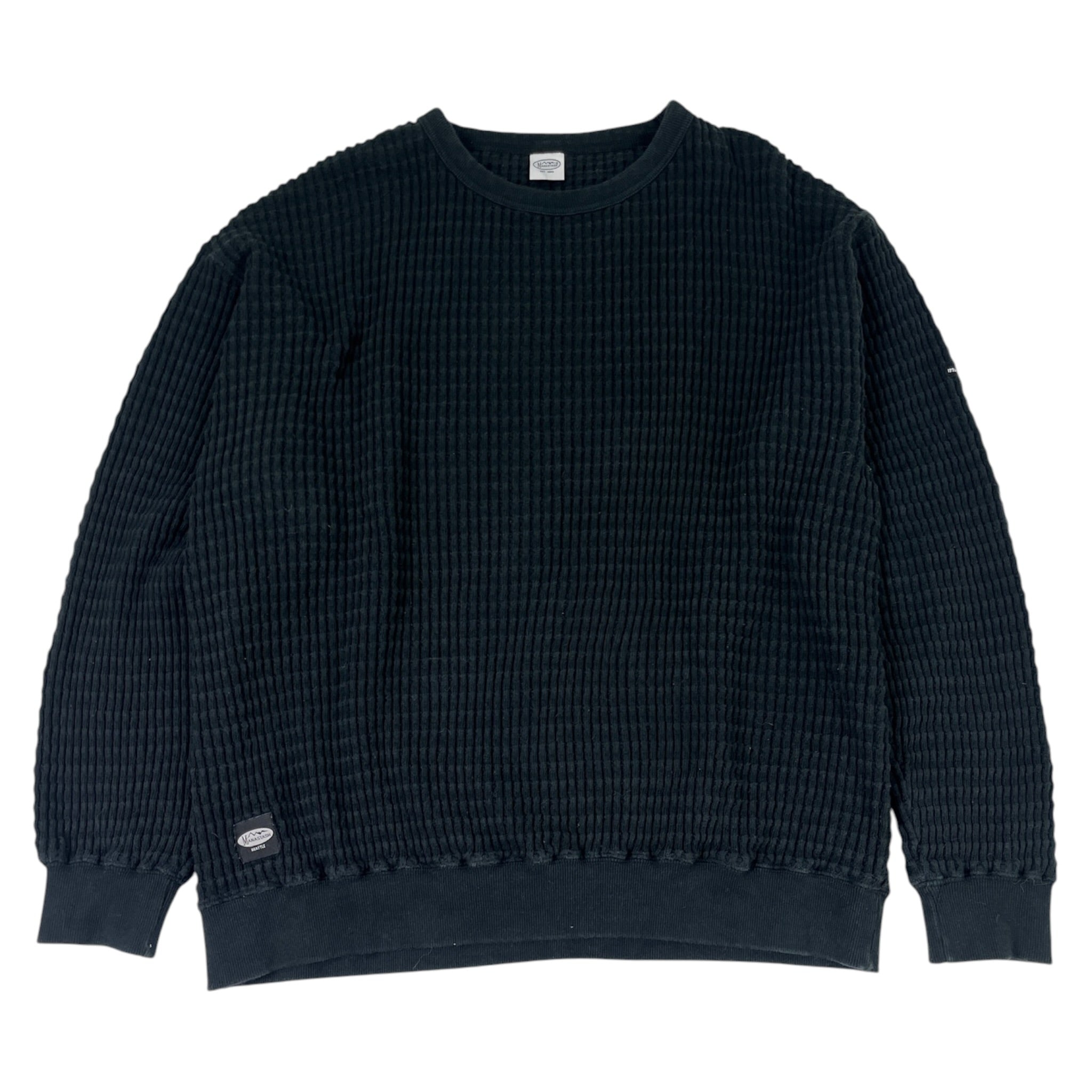 Manastash Heavy Snug Thermal Sweatshirt Black