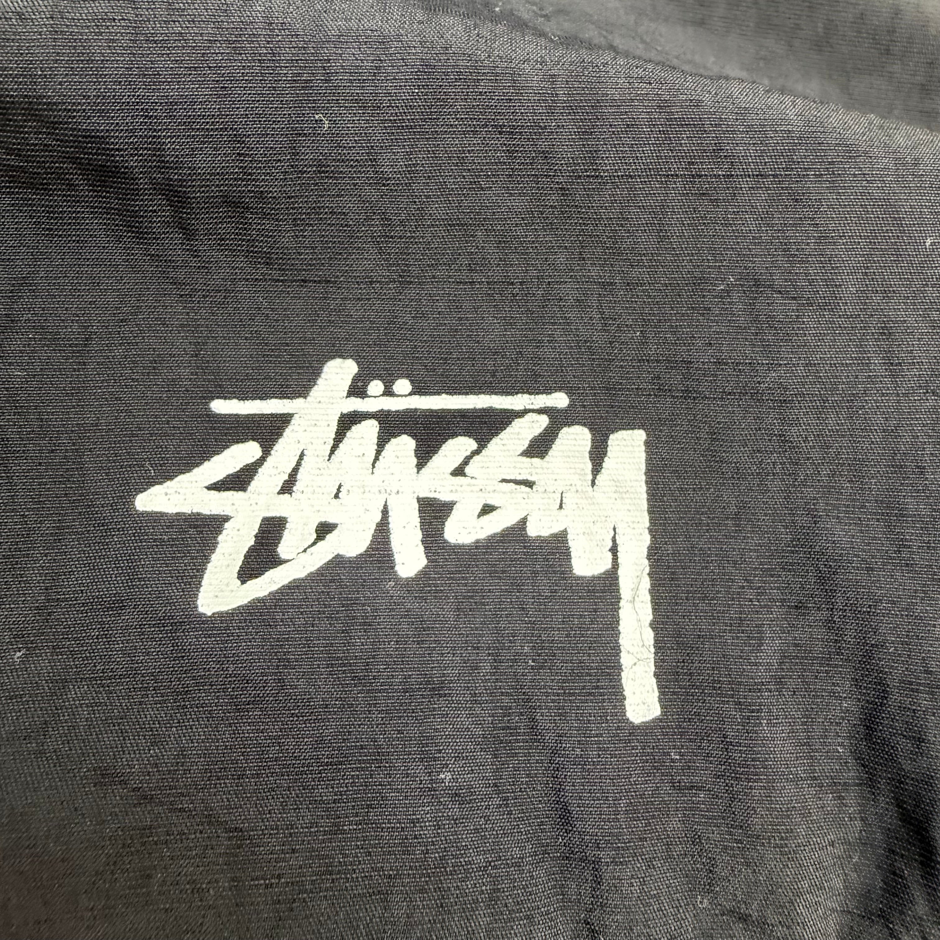 Stussy Sherpa Panelled Hooded Jacket Beige