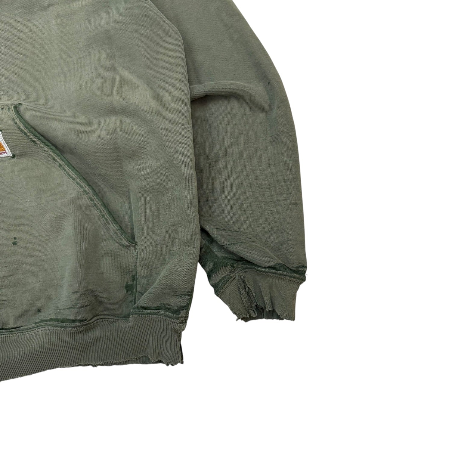 Vintage Carhartt Zip Up Sweater Green