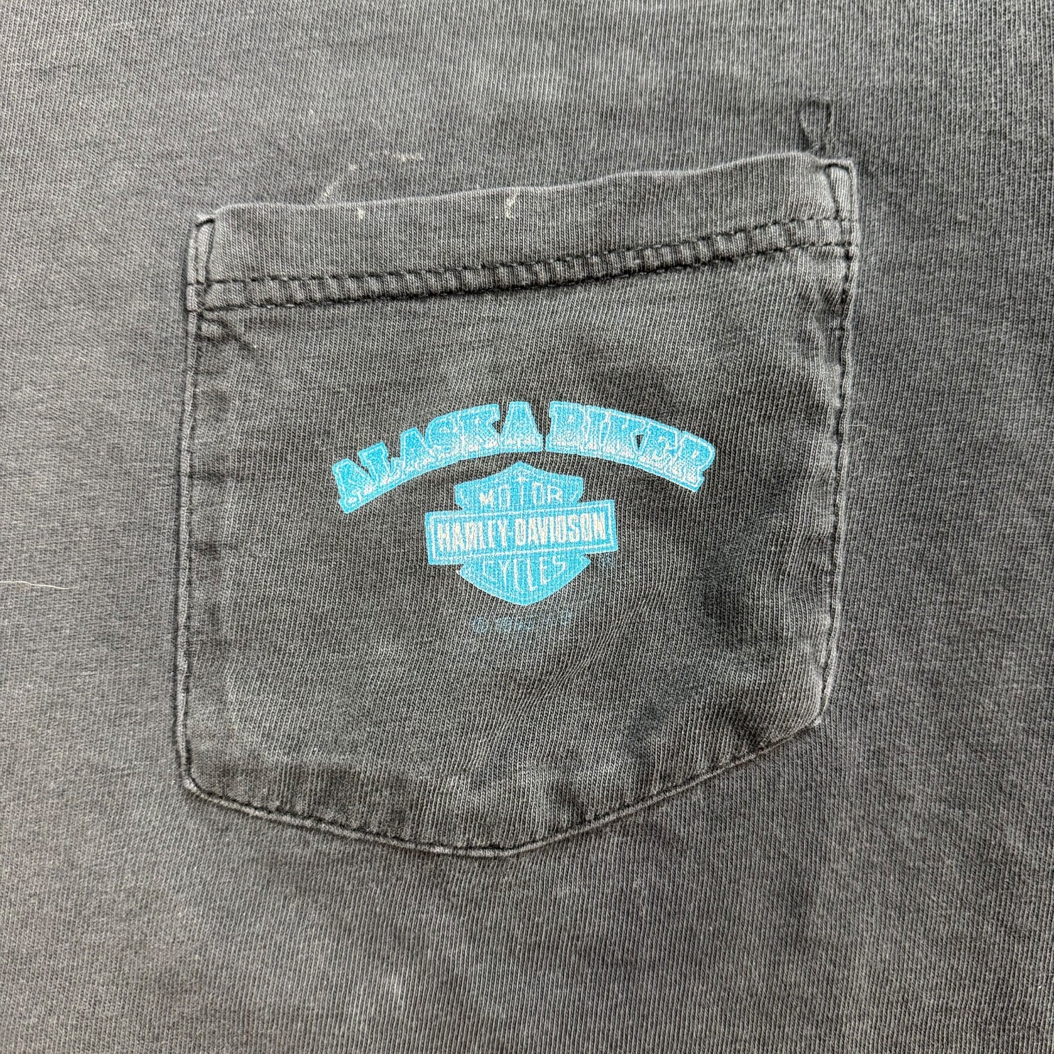 1995 Harley Davidson Of Alaska Tee Black