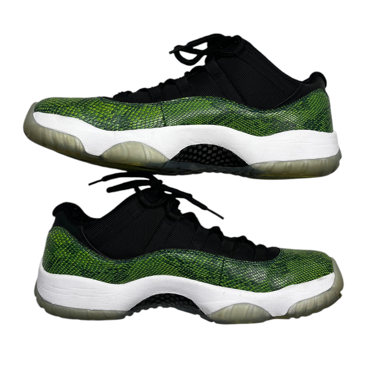 Jordan 11 Retro Low Green Snakeskin (Used)