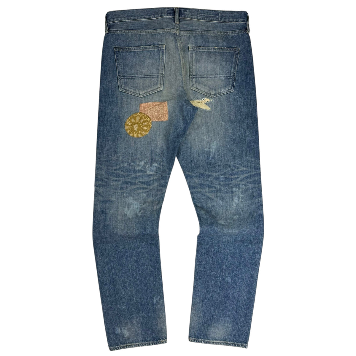 FDMTL Japan Patchwork Jeans Blue