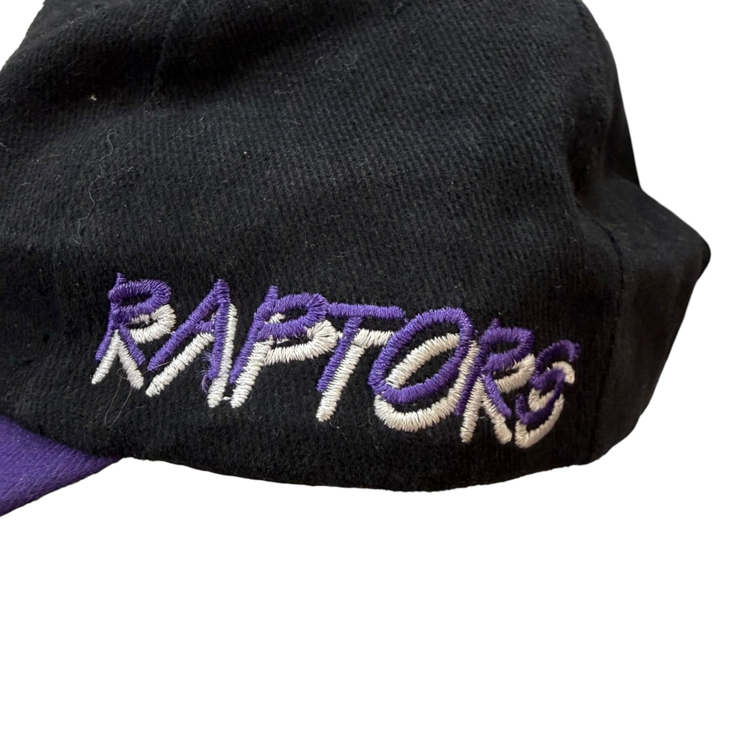 1994 Toronto Raptors First Pick Strapback Hat Black/Purple