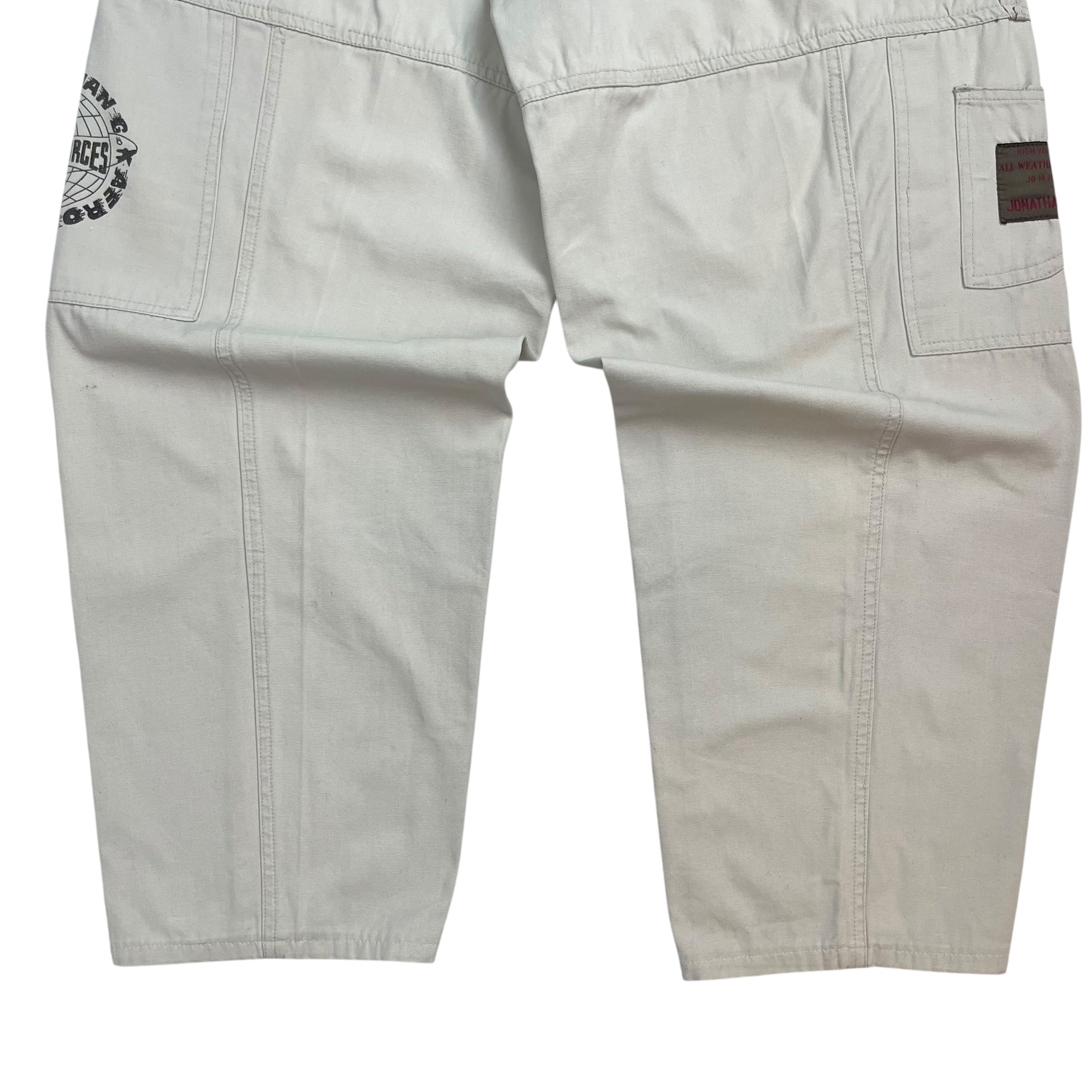 Vintage Jonathan G Cargo Pants White