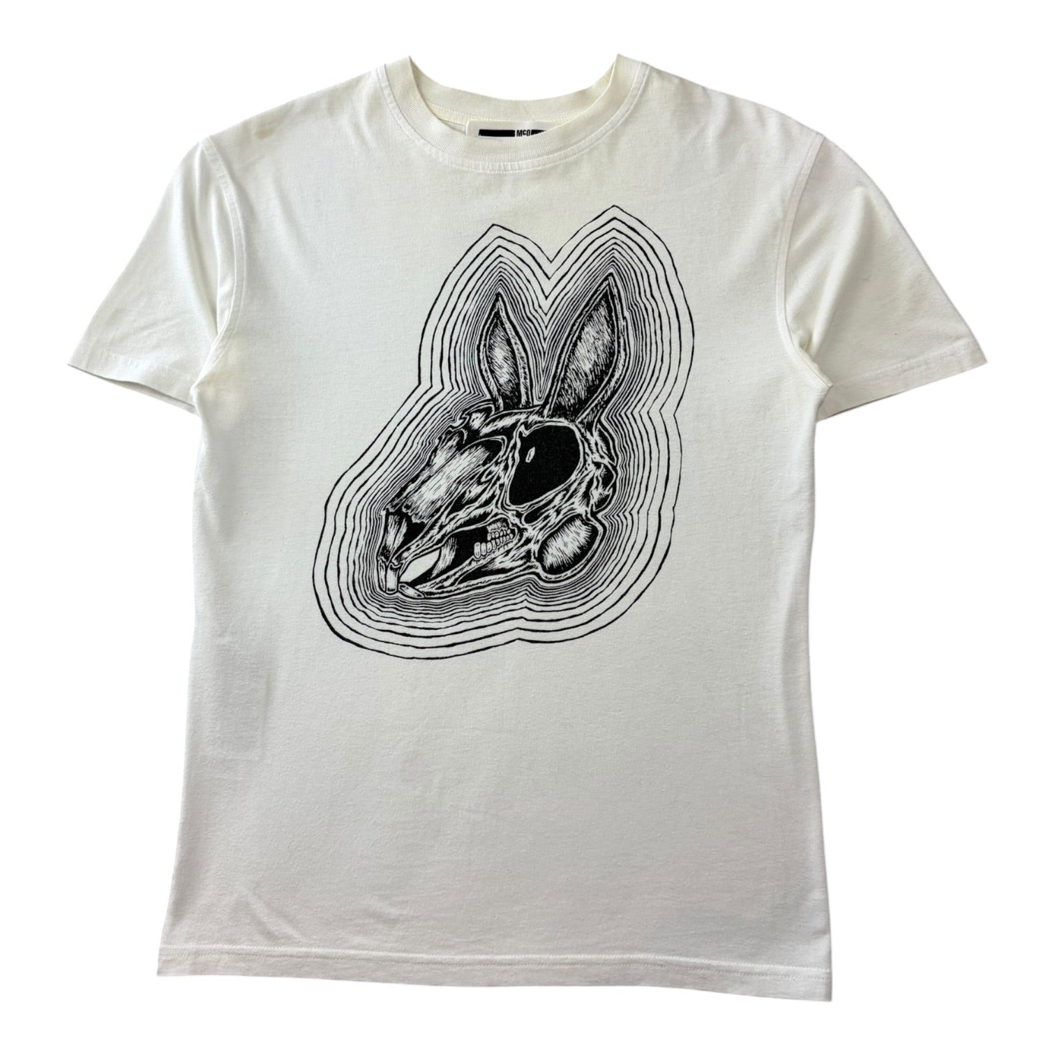 McQ Alexander McQueen Rabbit Skull T-Shirt White