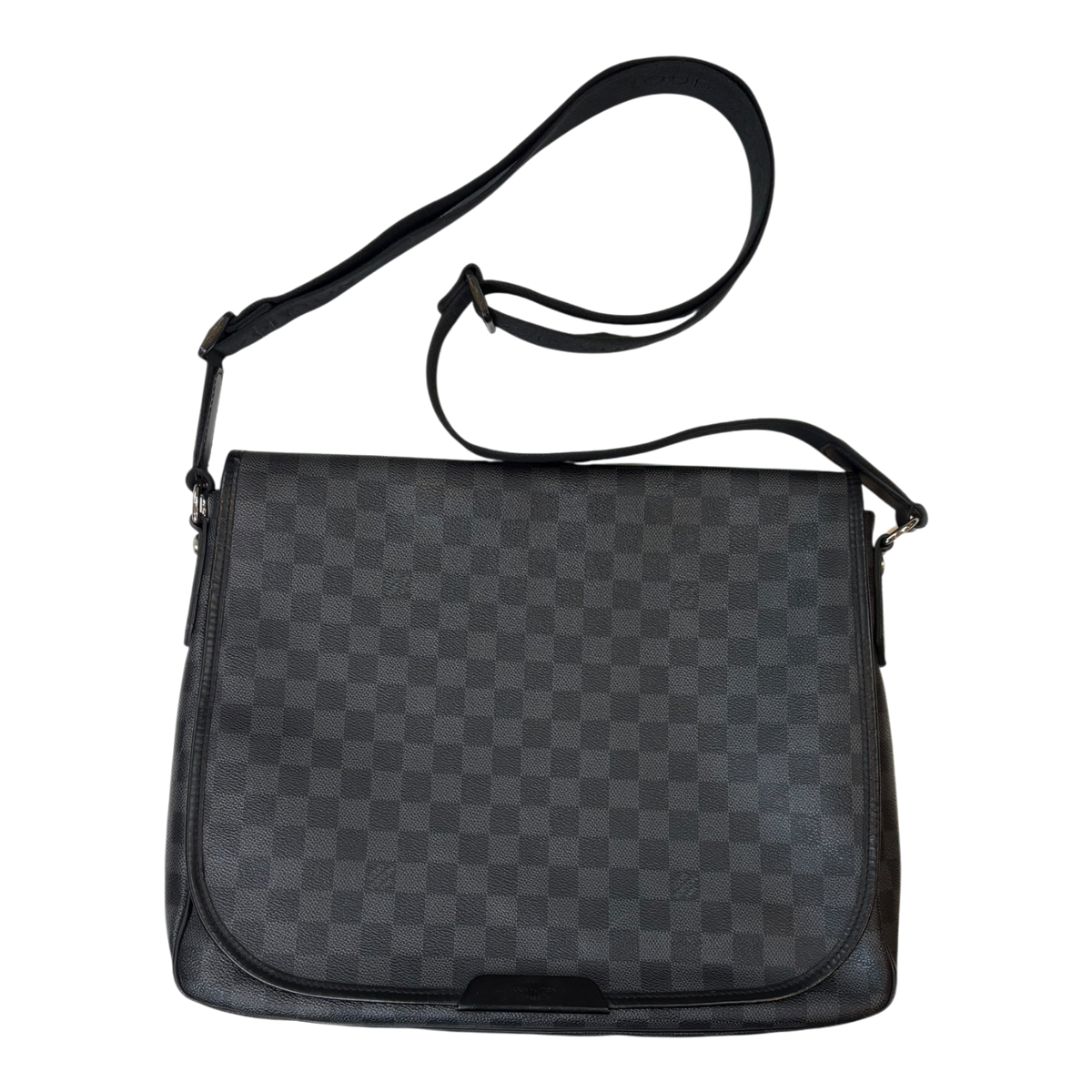 Louis Vuitton Damier Graphite Daniel Messenger Bag Black