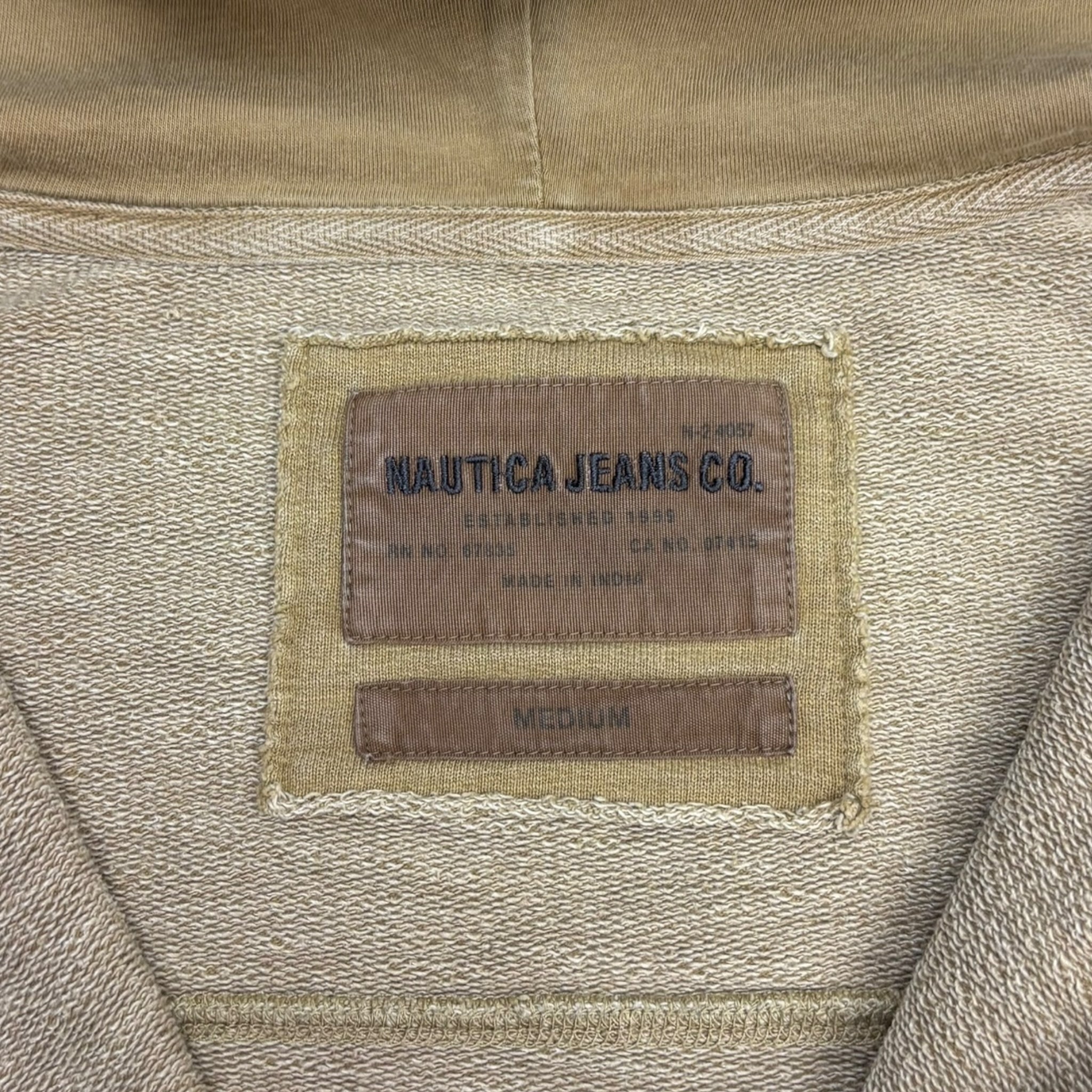 Vintage Y2K Nautica Eagle Crest Zip Hoodie