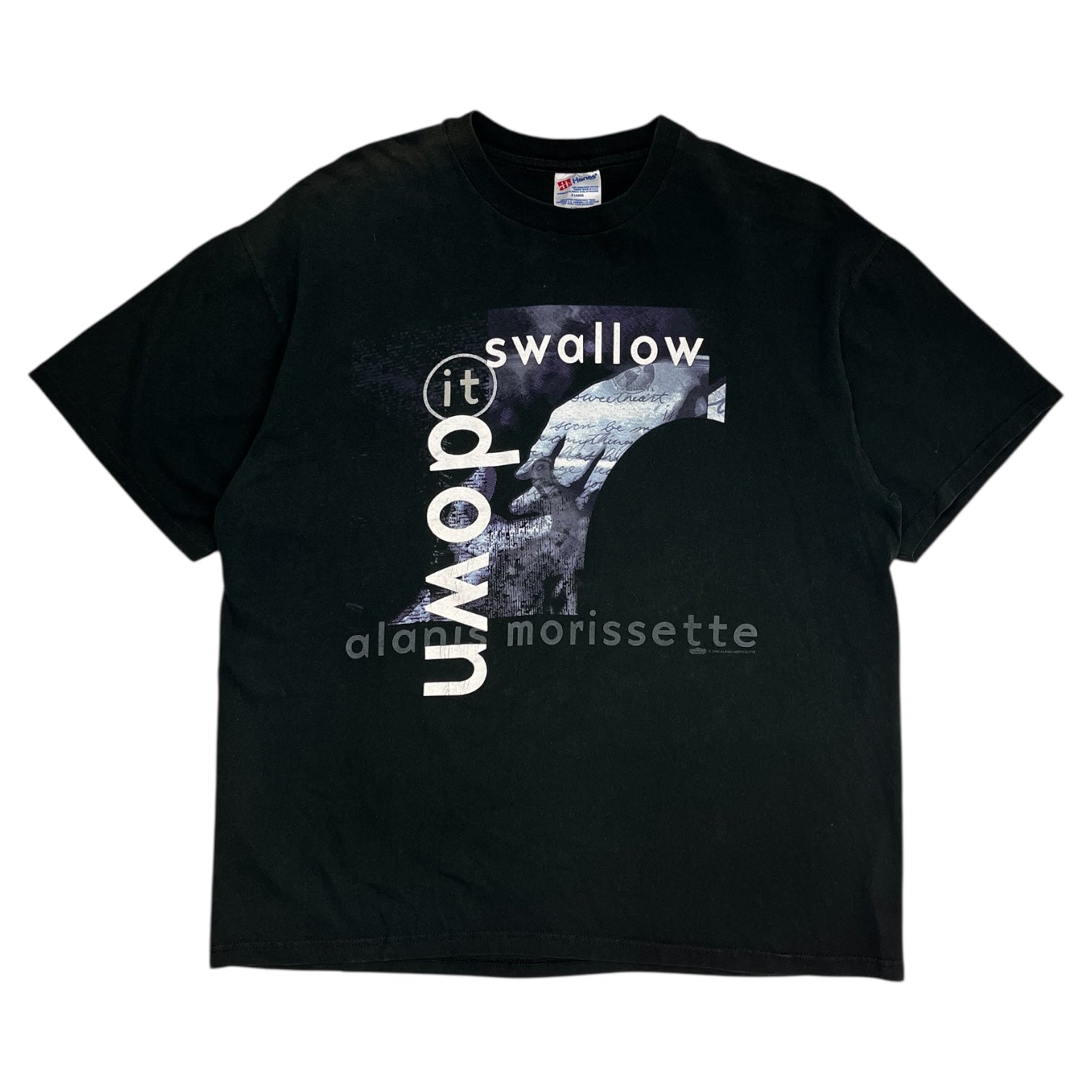 1996 Alanis Morissette "Swallow It Down" Tour T-Shirt