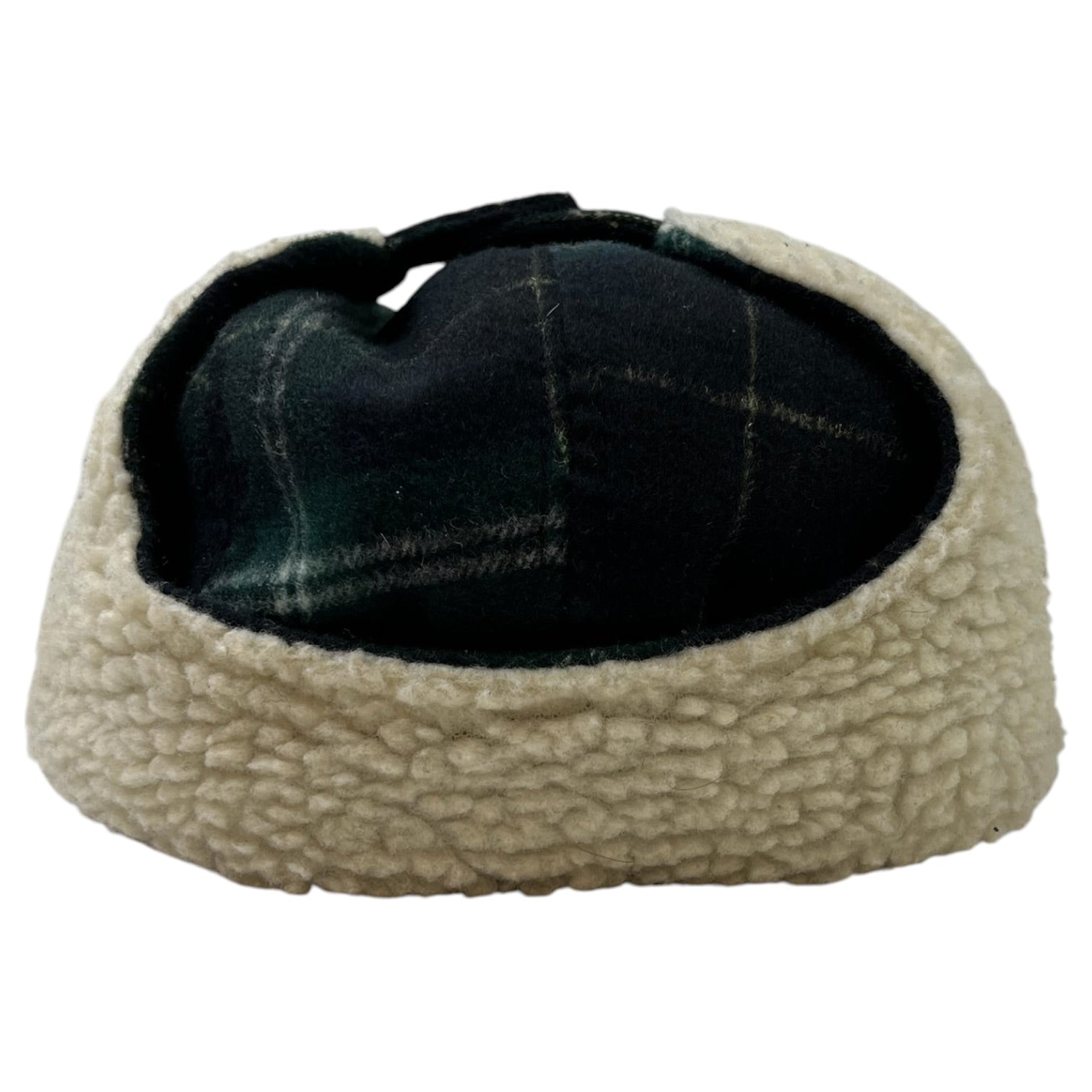 Stussy Trapper Hat Green Plaid Pattern