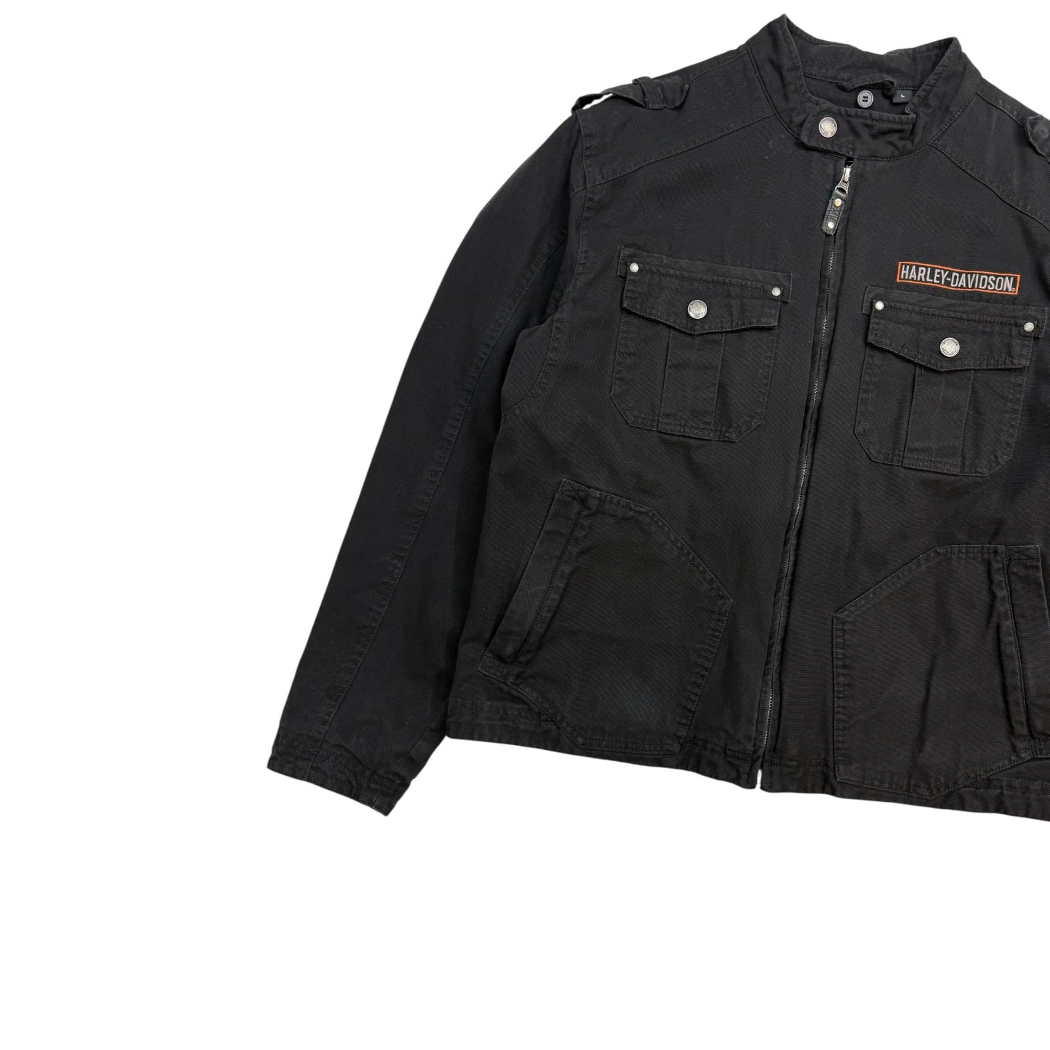 Vintage Harley Davidson Jacket Black