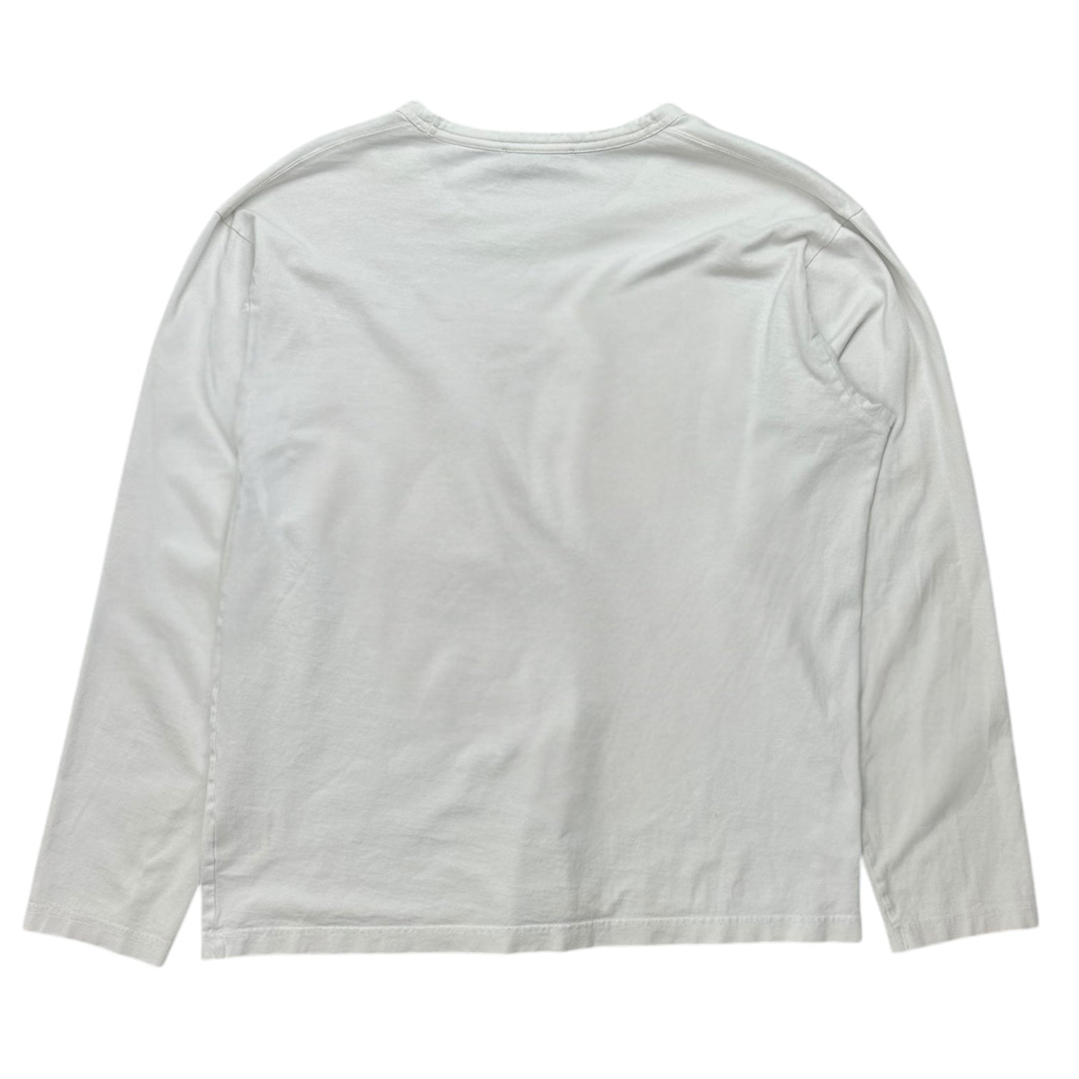 Acne Studios Nash Face L/S Tee White