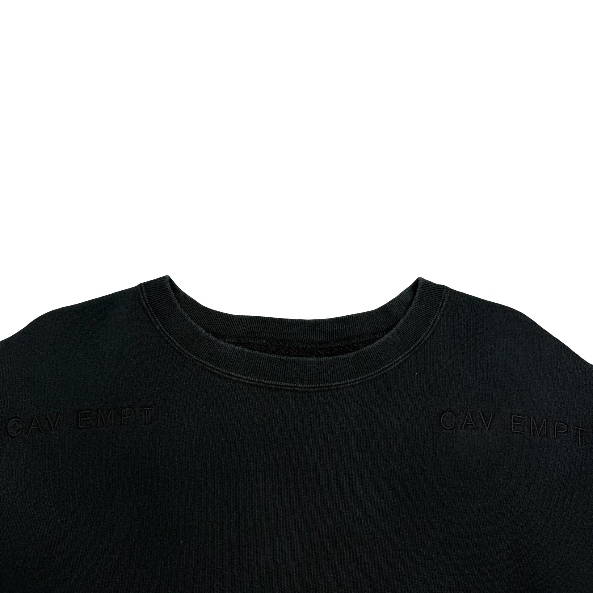 Cav Empt Card 19/1 Crewneck Sweatshirt Black