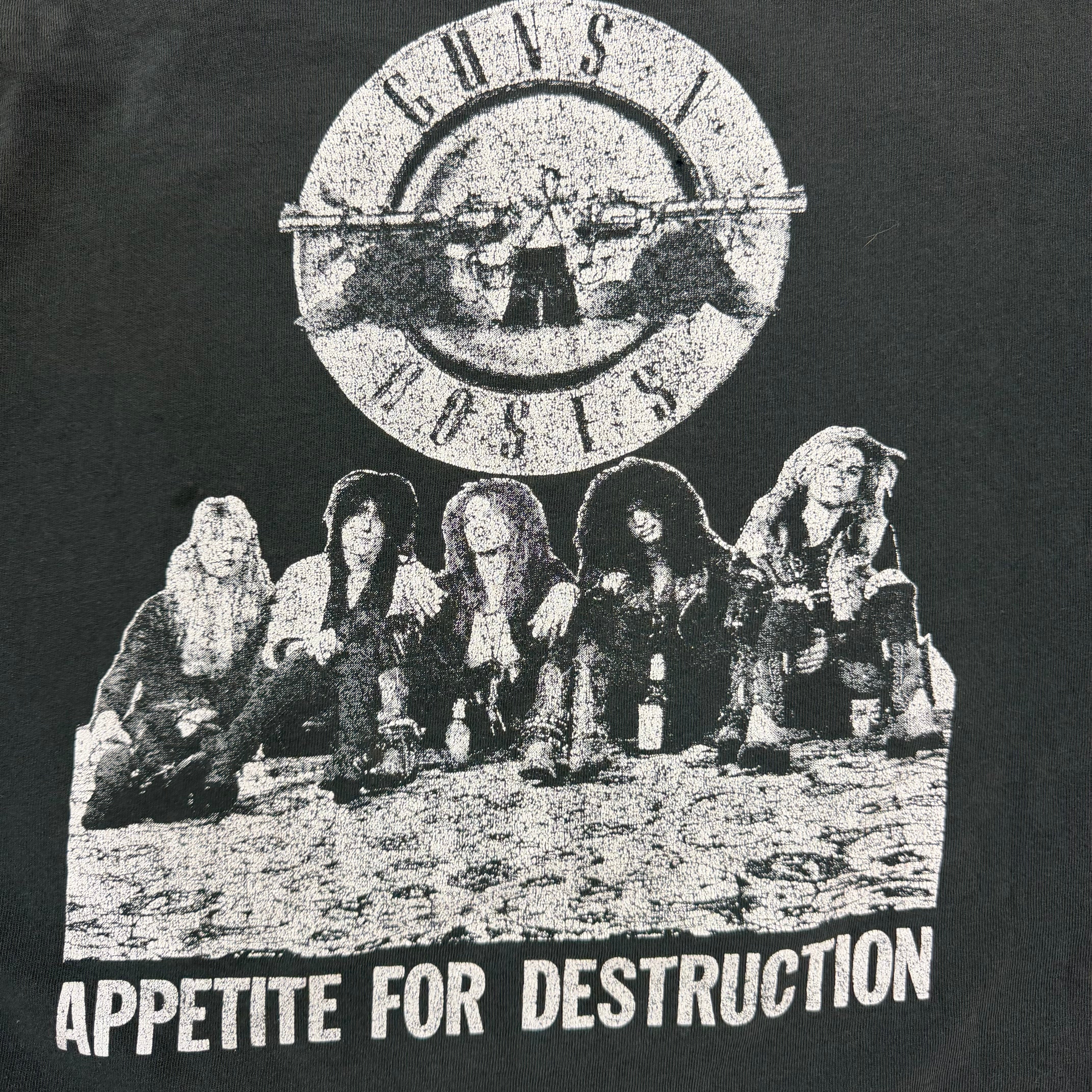 Vintage Guns N’ Roses Appetite For Destruction Tee Black