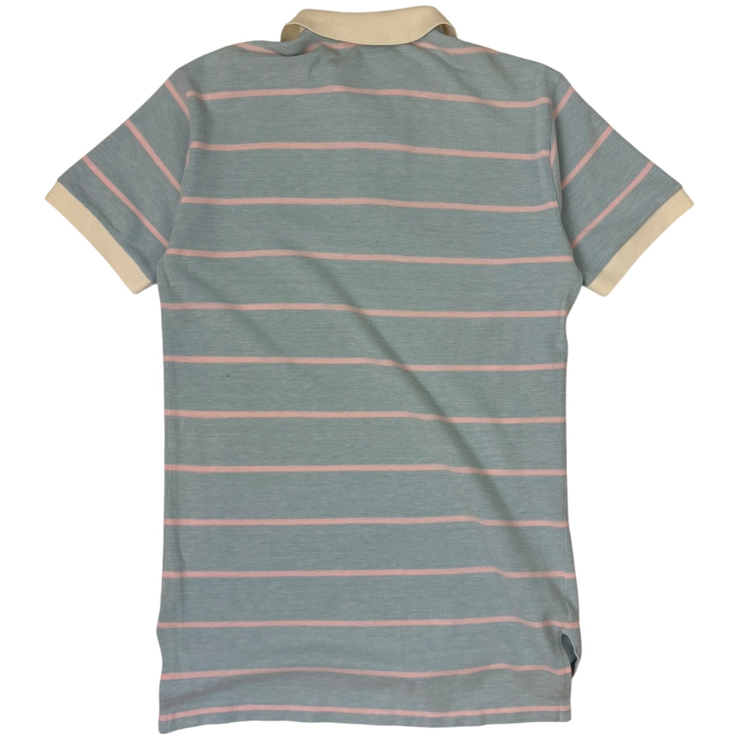 Vintage Polo Ralph Lauren Striped Polo T-Shirt Blue/Pink
