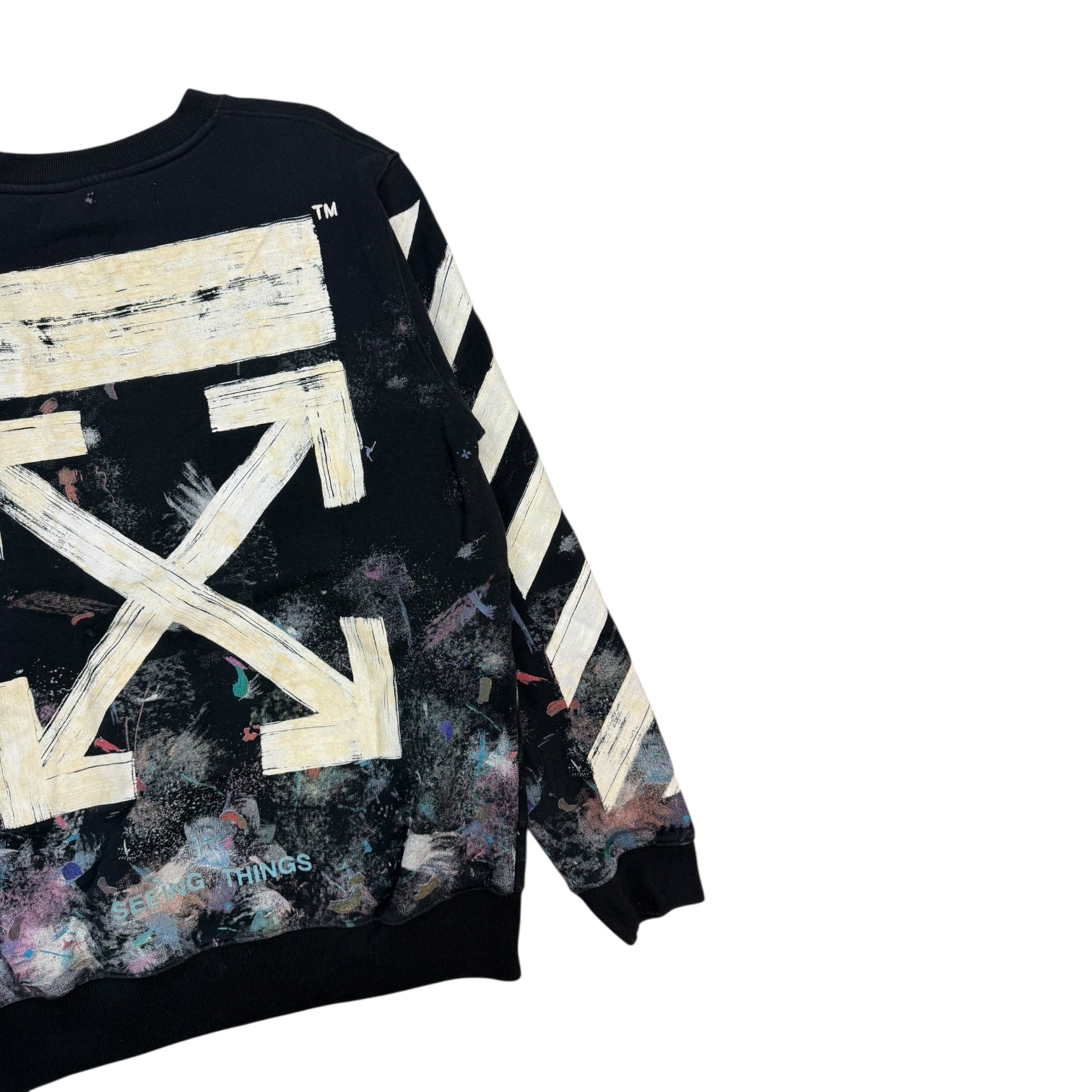 Off-White Galaxy Brushed Crewneck Black/Multi