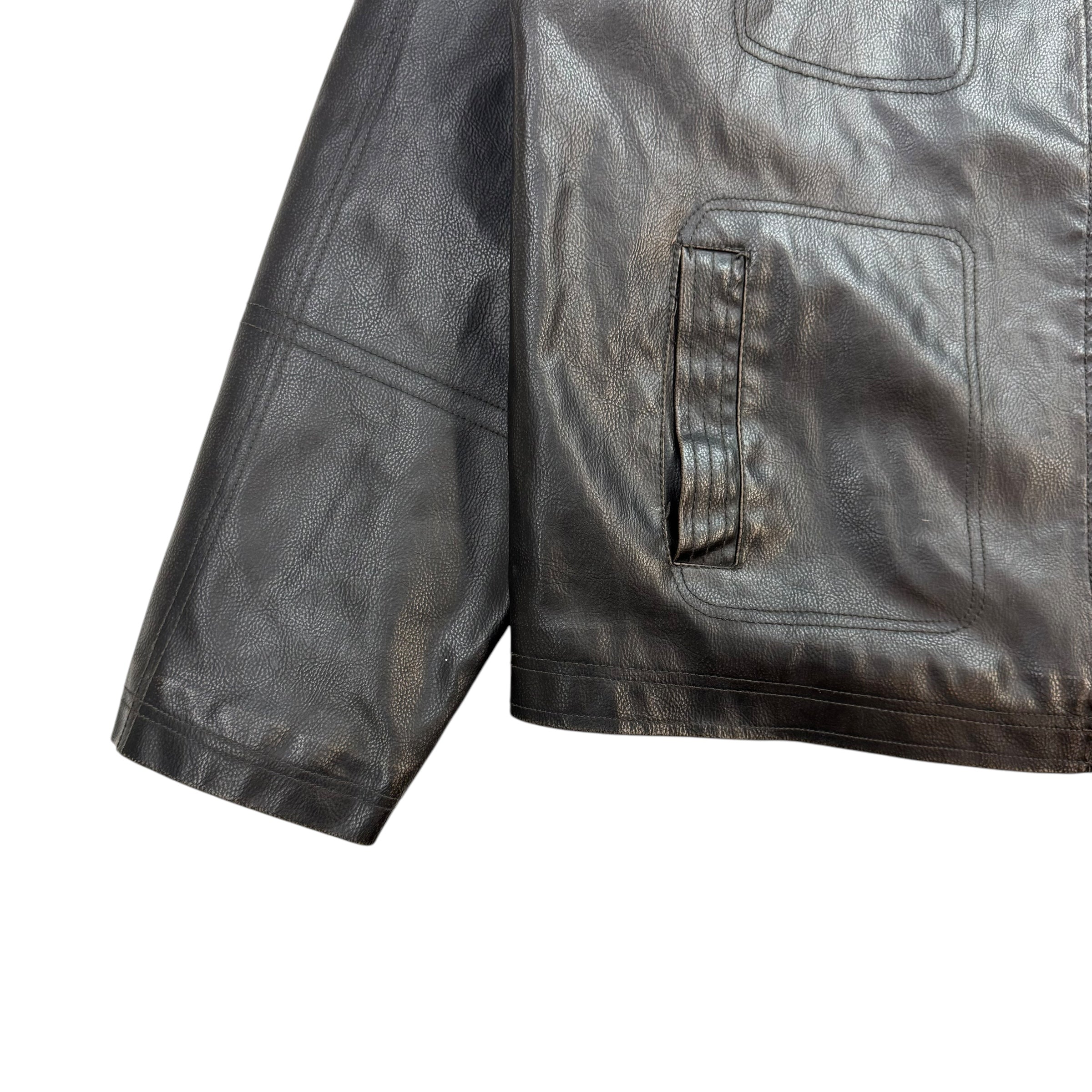 Vintage Whispering Smith Leather Jacket Black