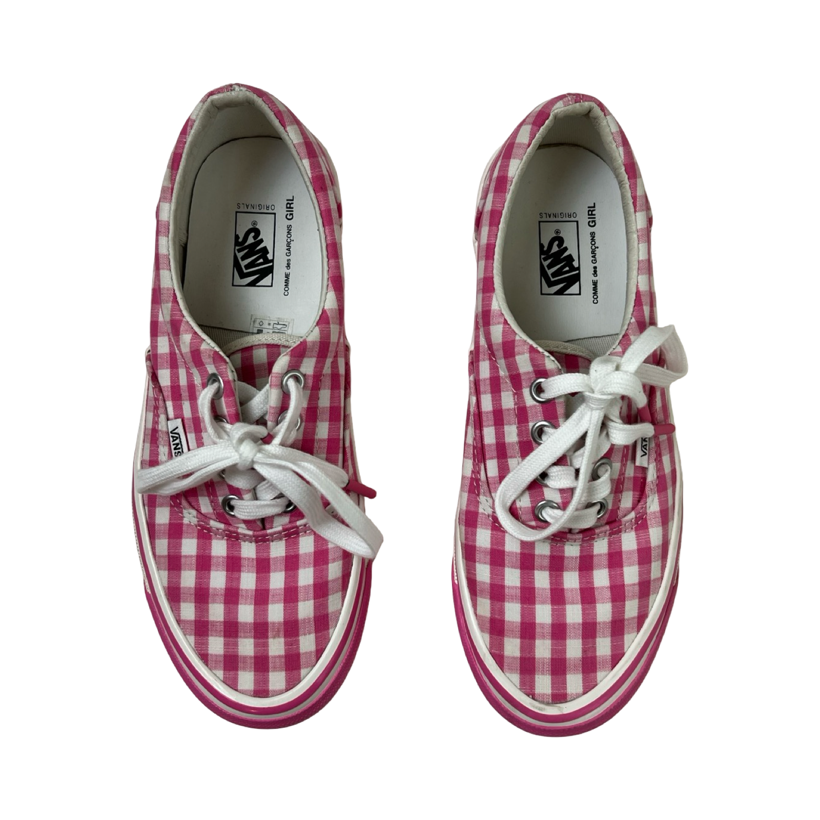 (W) Comme Des Garçon GIRL x Vans OG Era LX Pink Gingham (Used)