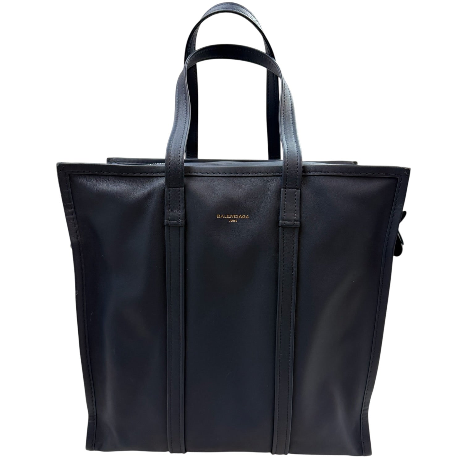 Balenciaga Bazar Shopper Tote Bag Navy