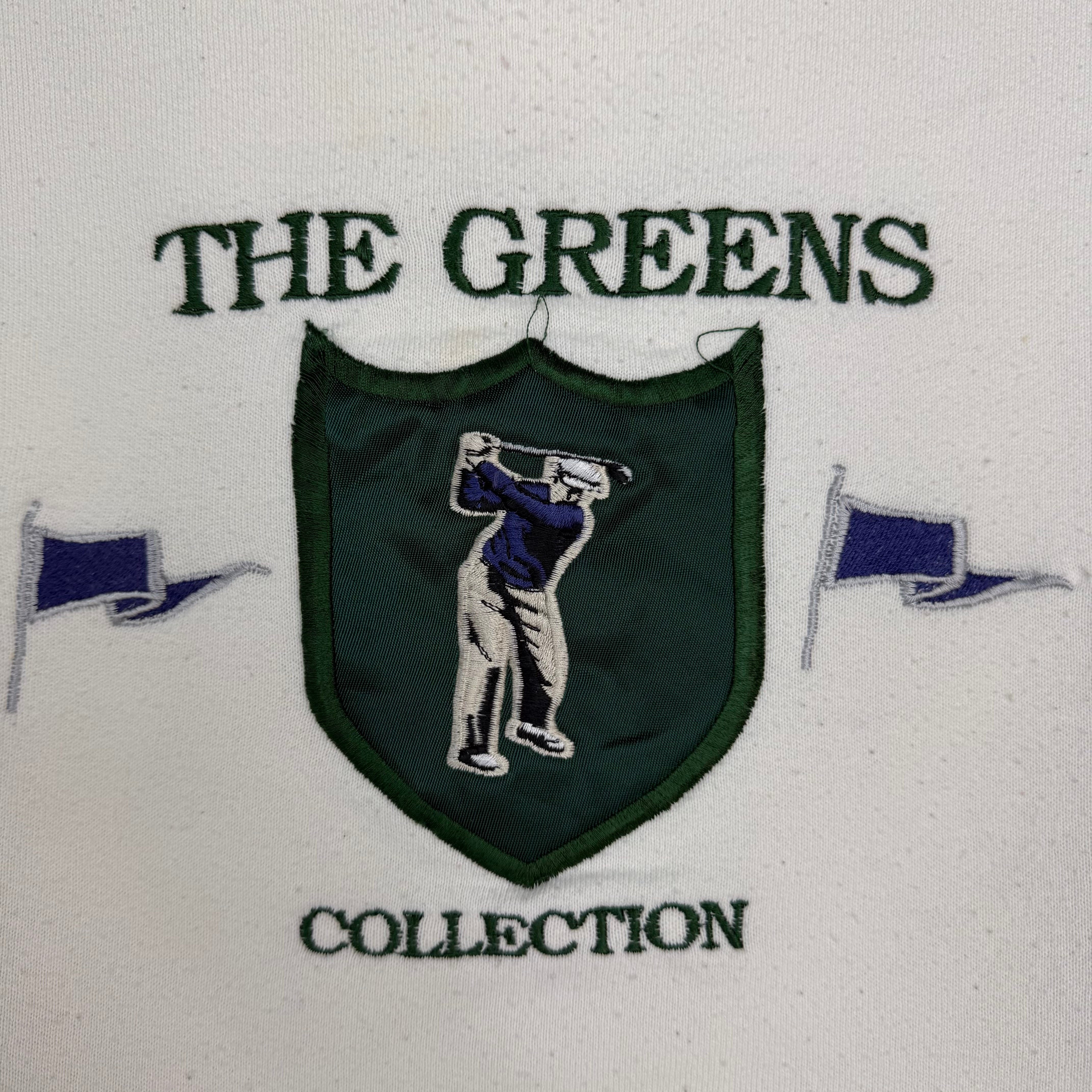 Vintage The Greens Collection Crewneck White