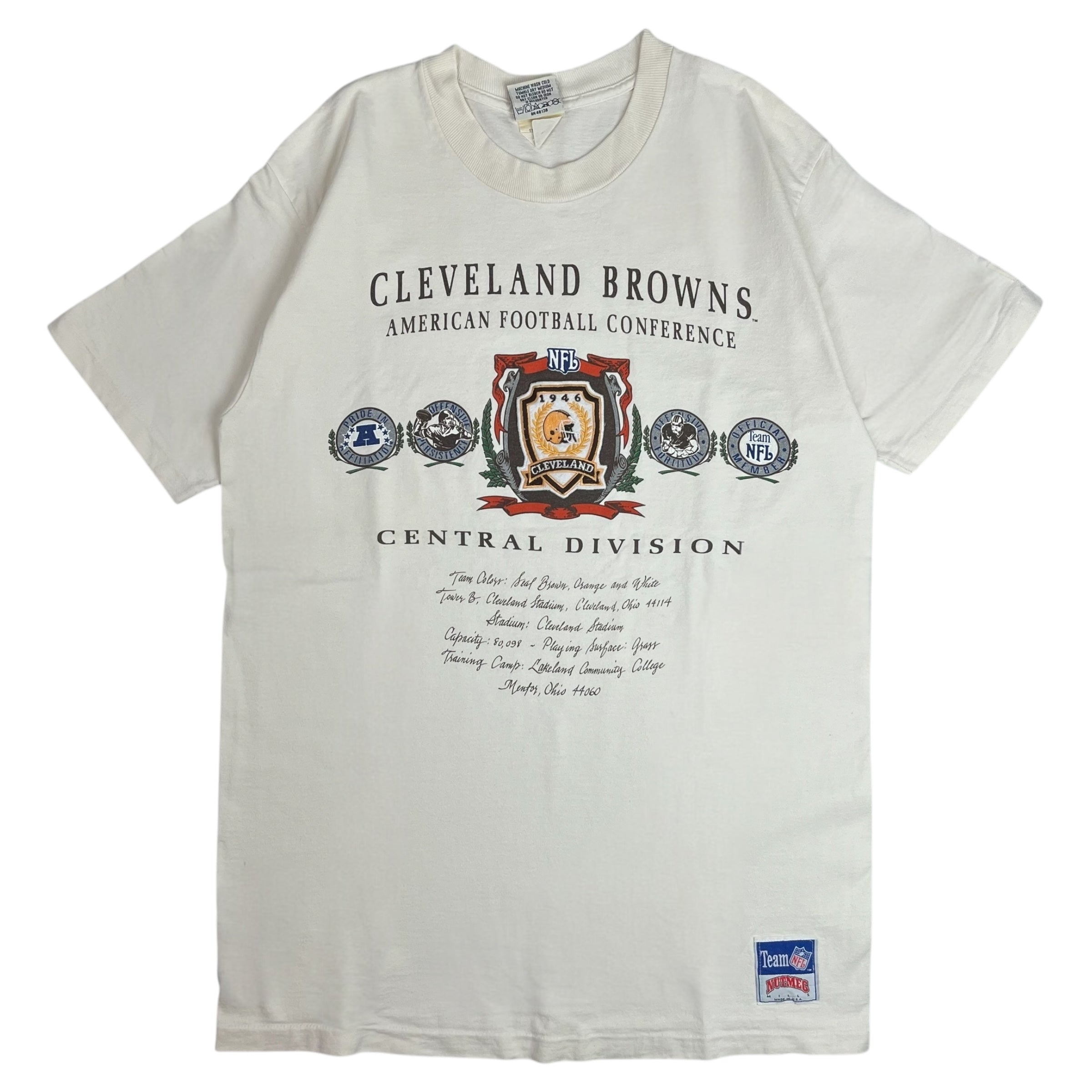 Vintage Cleveland Browns Tee White