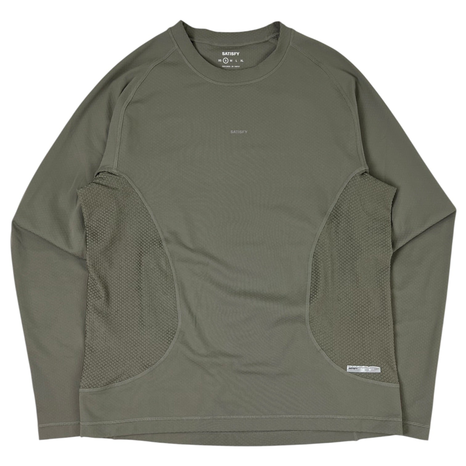 Satisfy Running FuzzFleece Octa Long Sleeve Green