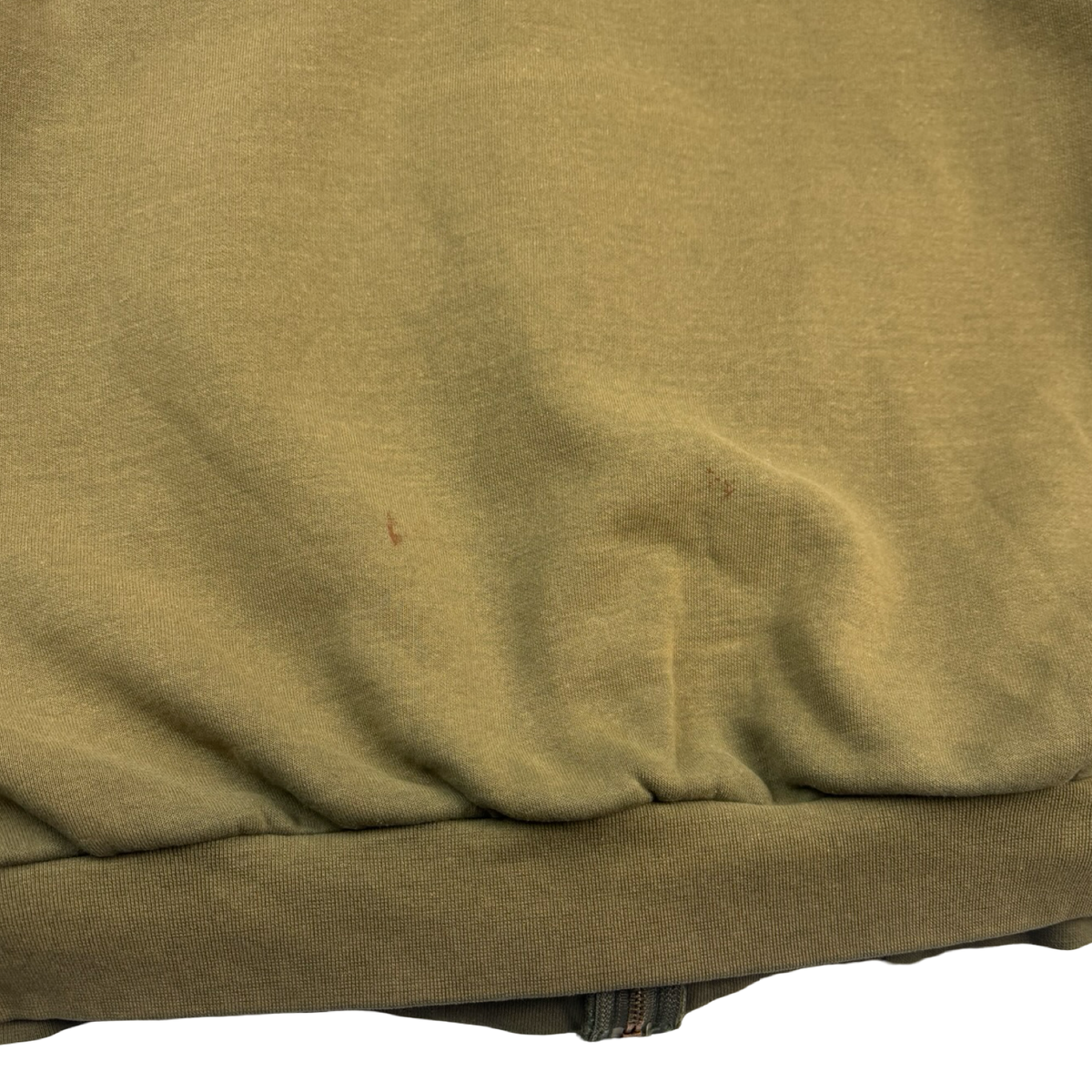 Vintage Carhartt Thermal Lined Zip Up Hoodie Olive Green