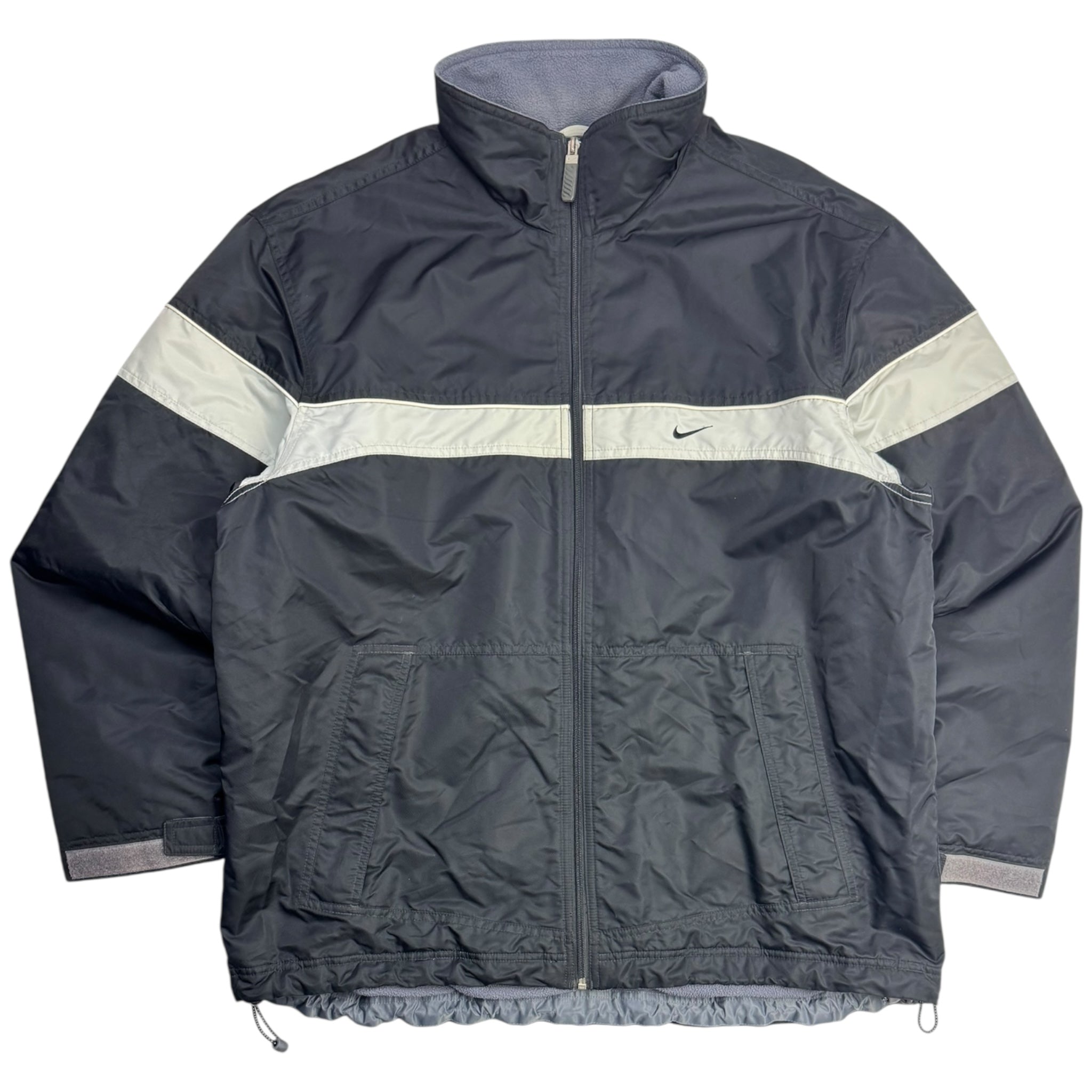 Vintage Nike Fleece Lined Jacket Black/White