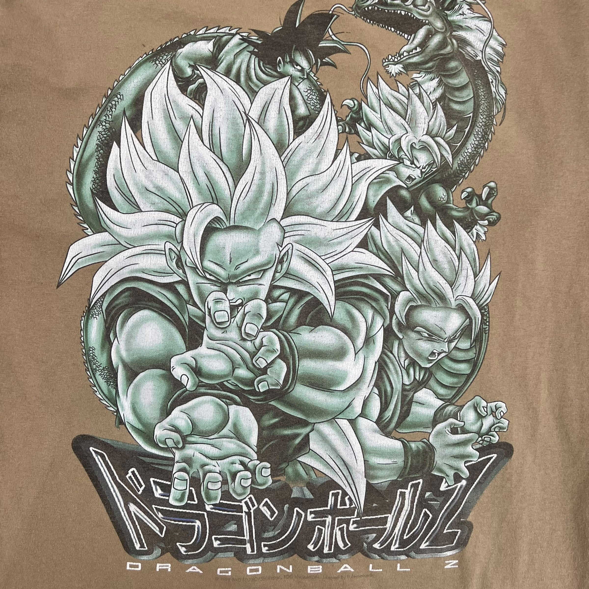 1998 Dragonball-Z T-Shirt Tan