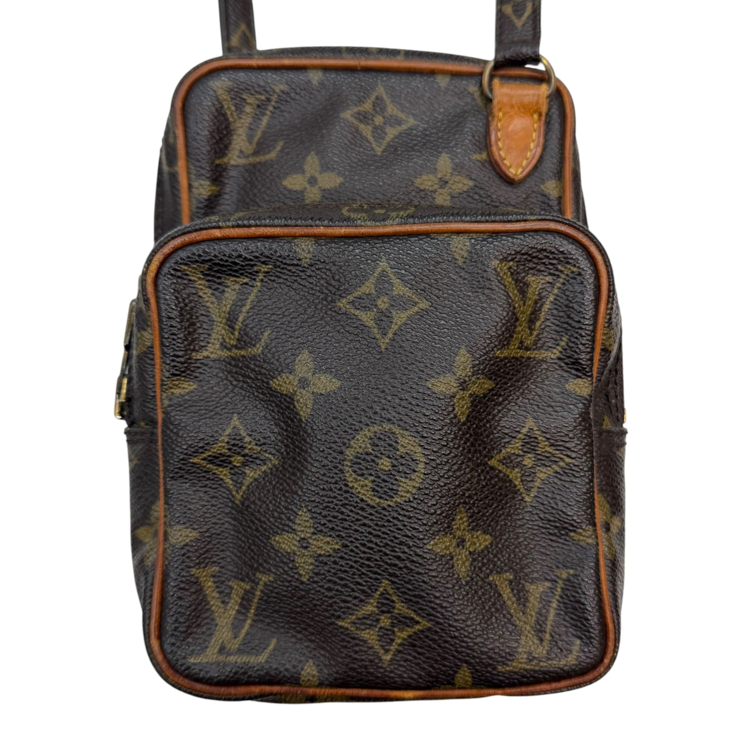 Vintage Louis Vuitton Amazone Mini Monogram Shoulder Bag Brown