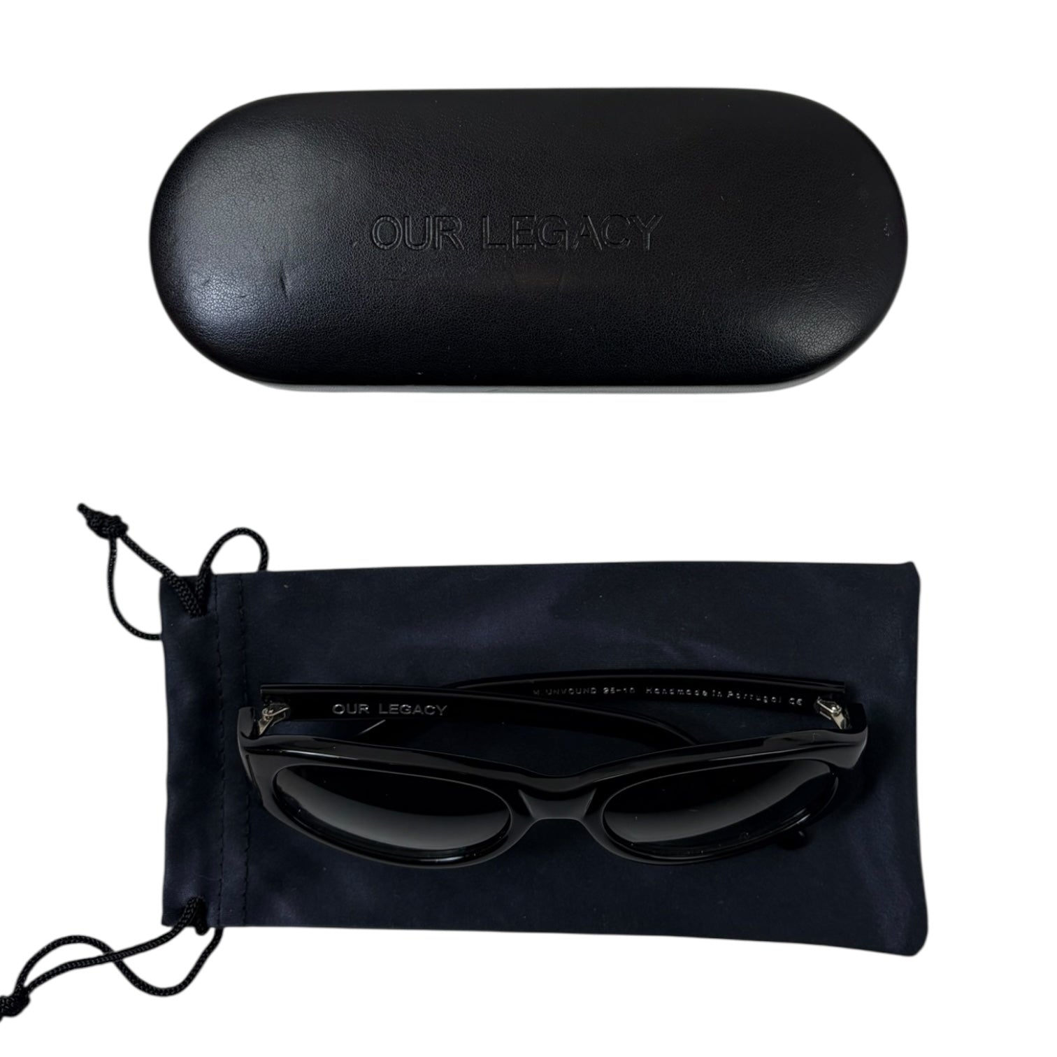 Our Legacy Unwound Sunglasses Black