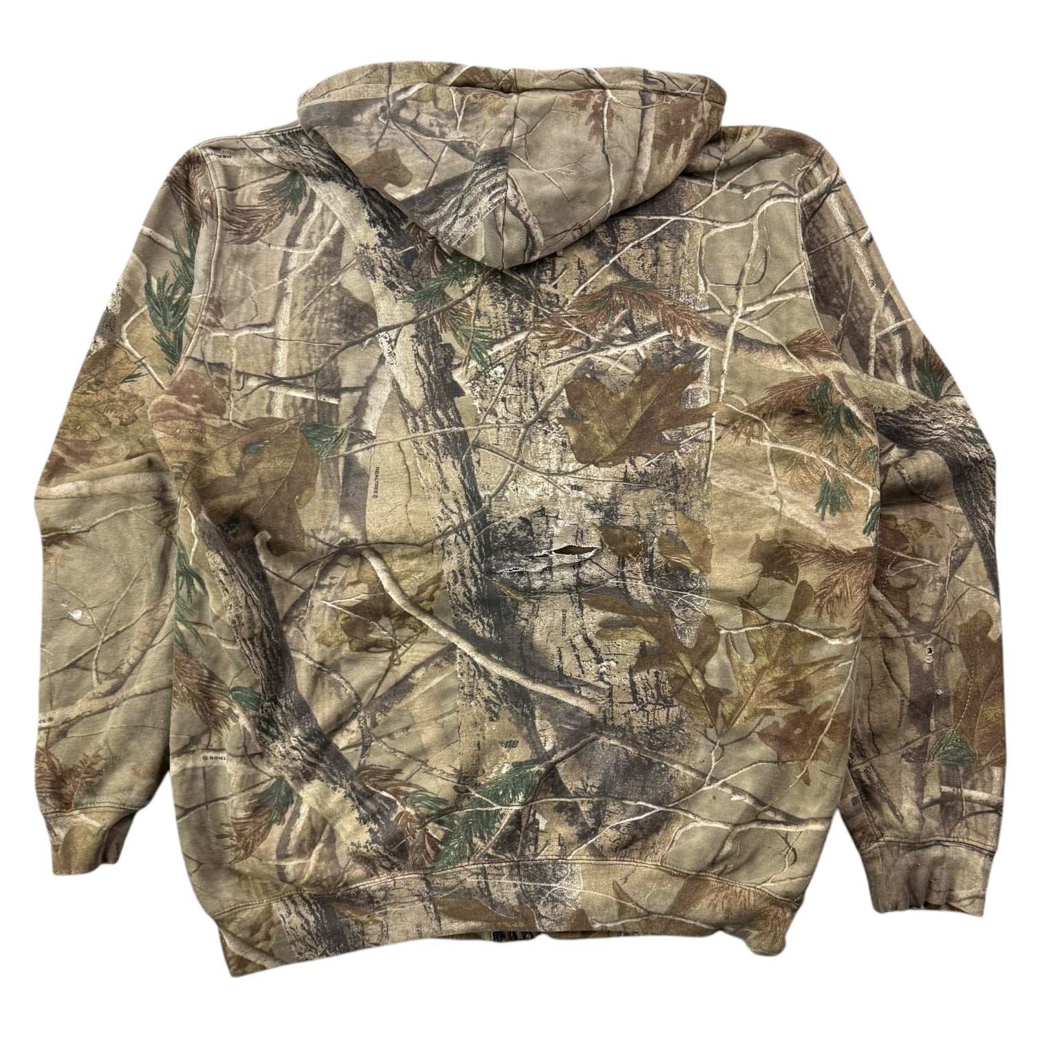 Vintage Carhartt Realtree Zip Up Hoodie Camo