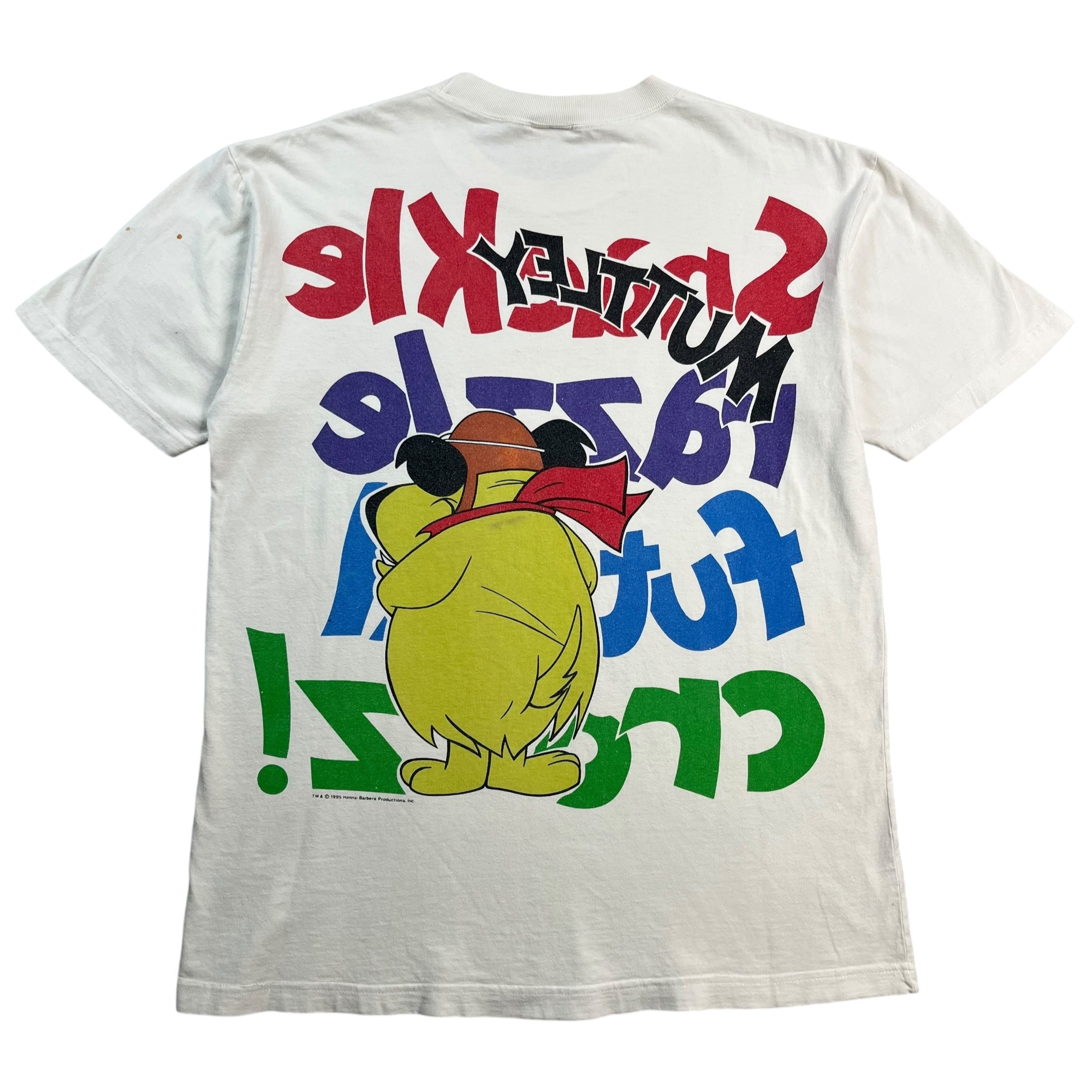 1995 Wacky Races Muttley Tee White